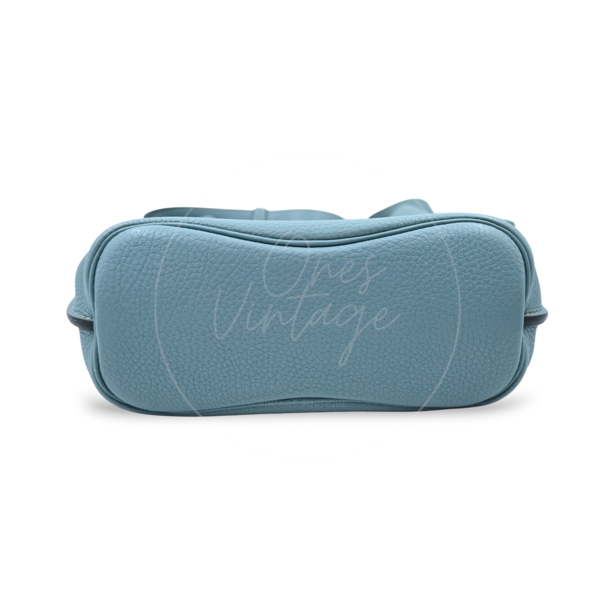 Hermes So Kelly 22 PHW Blue Square M