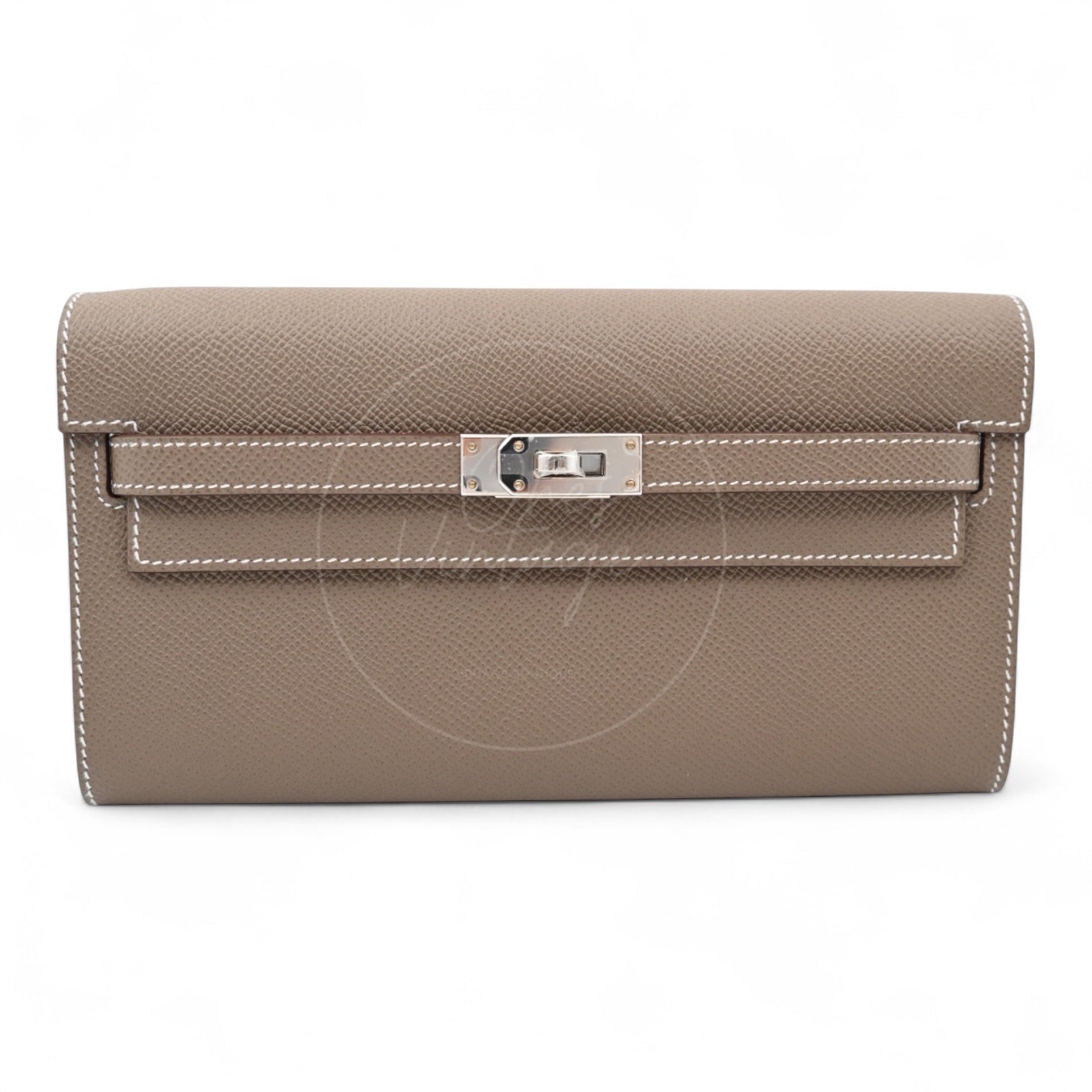 Hermes Kelly To Go Epsom PHW Etoupe Stamp U