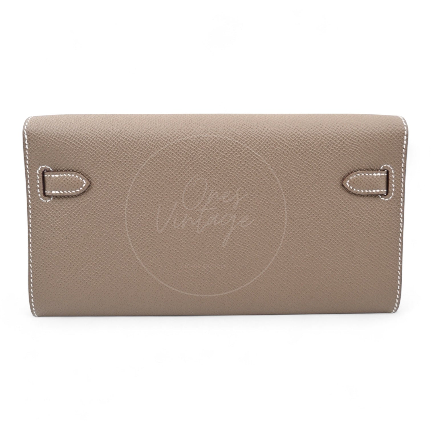 Hermes Kelly To Go Epsom PHW Etoupe Stamp U