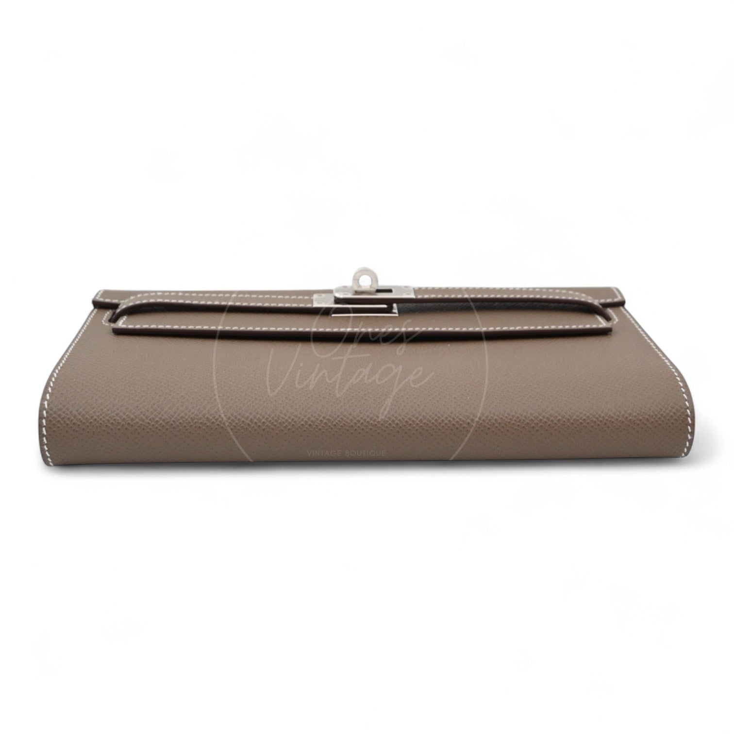 Hermes Kelly To Go Epsom PHW Etoupe Stamp U