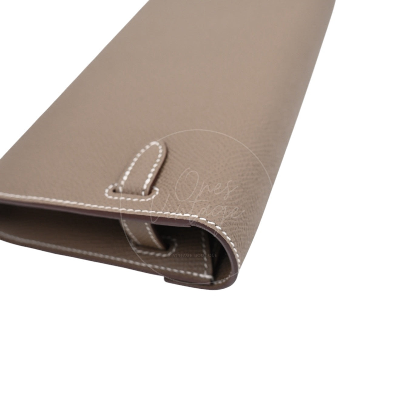 Hermes Kelly To Go Epsom PHW Etoupe Stamp U