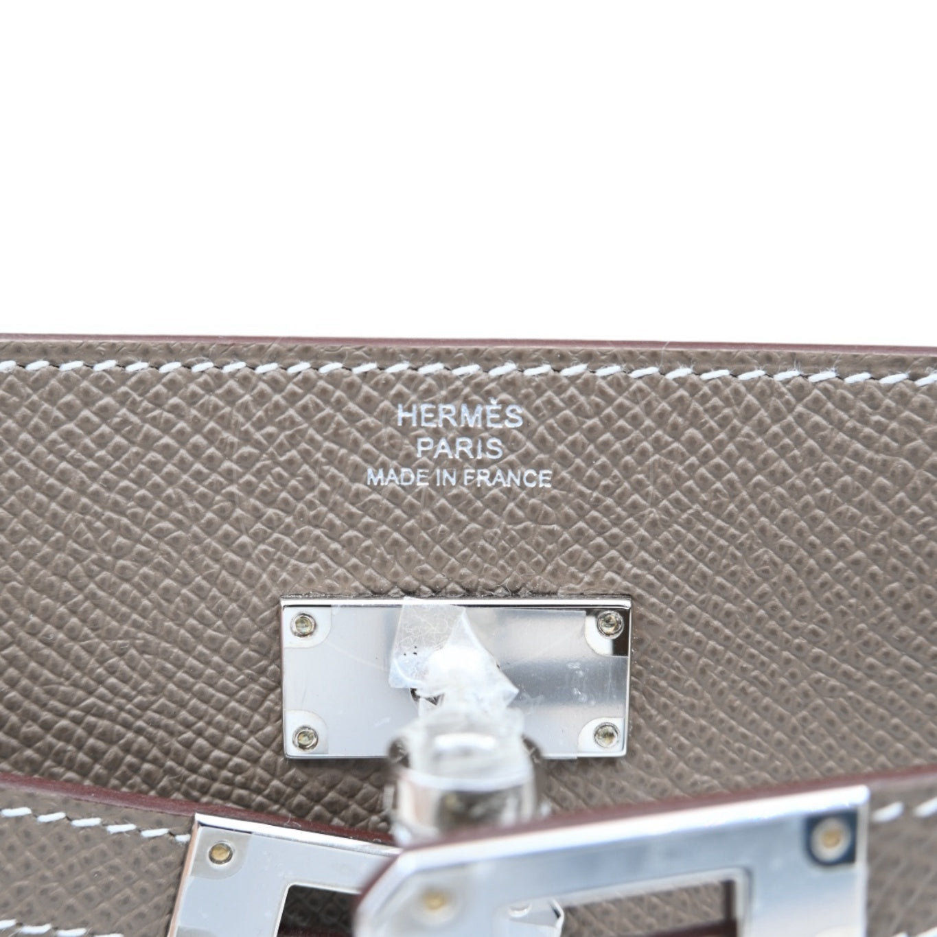 Hermes Kelly To Go Epsom PHW Etoupe Stamp U