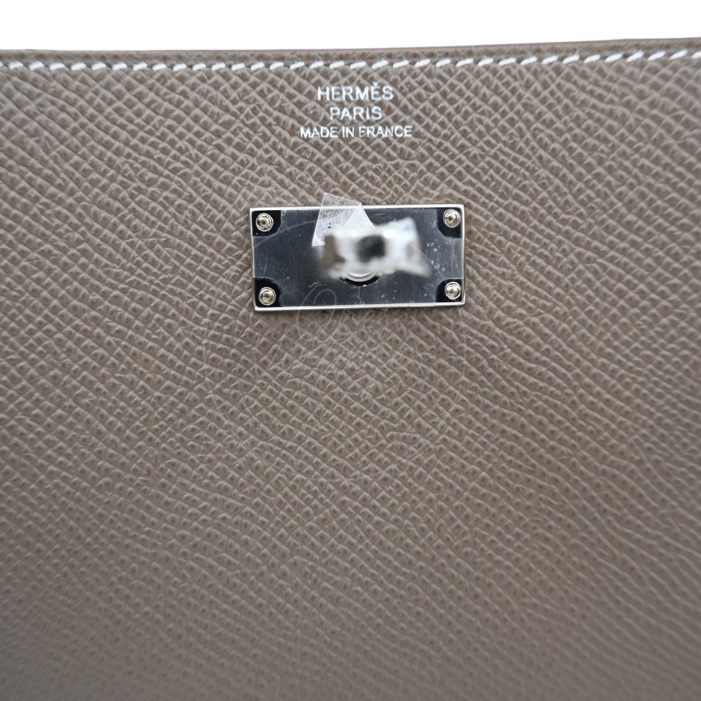 Hermes Kelly To Go Epsom PHW Etoupe Stamp U