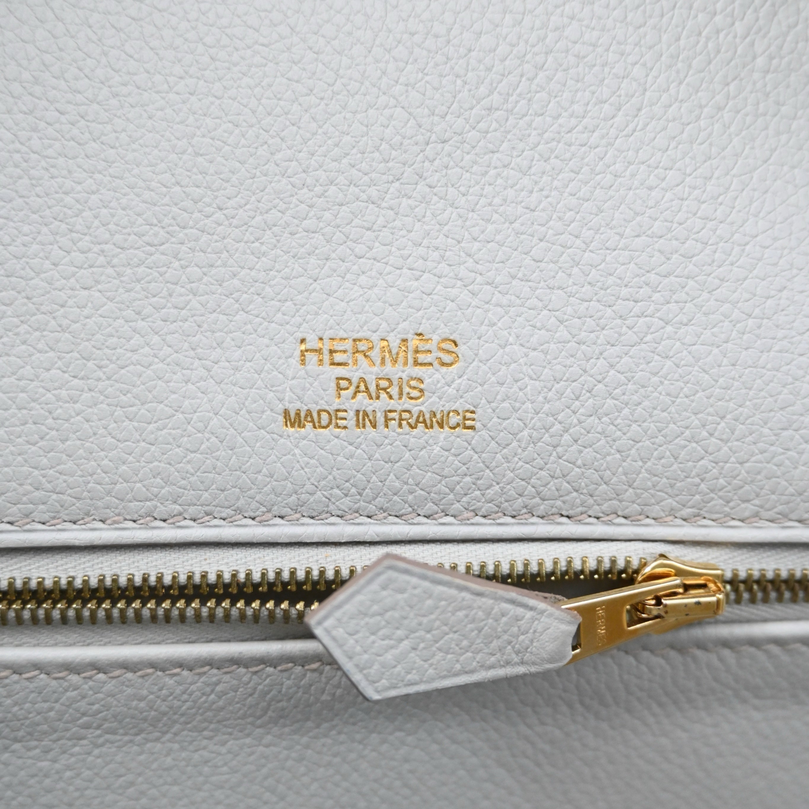 Hermes Birkin 35 Doblis GHW Gris Peal Square R