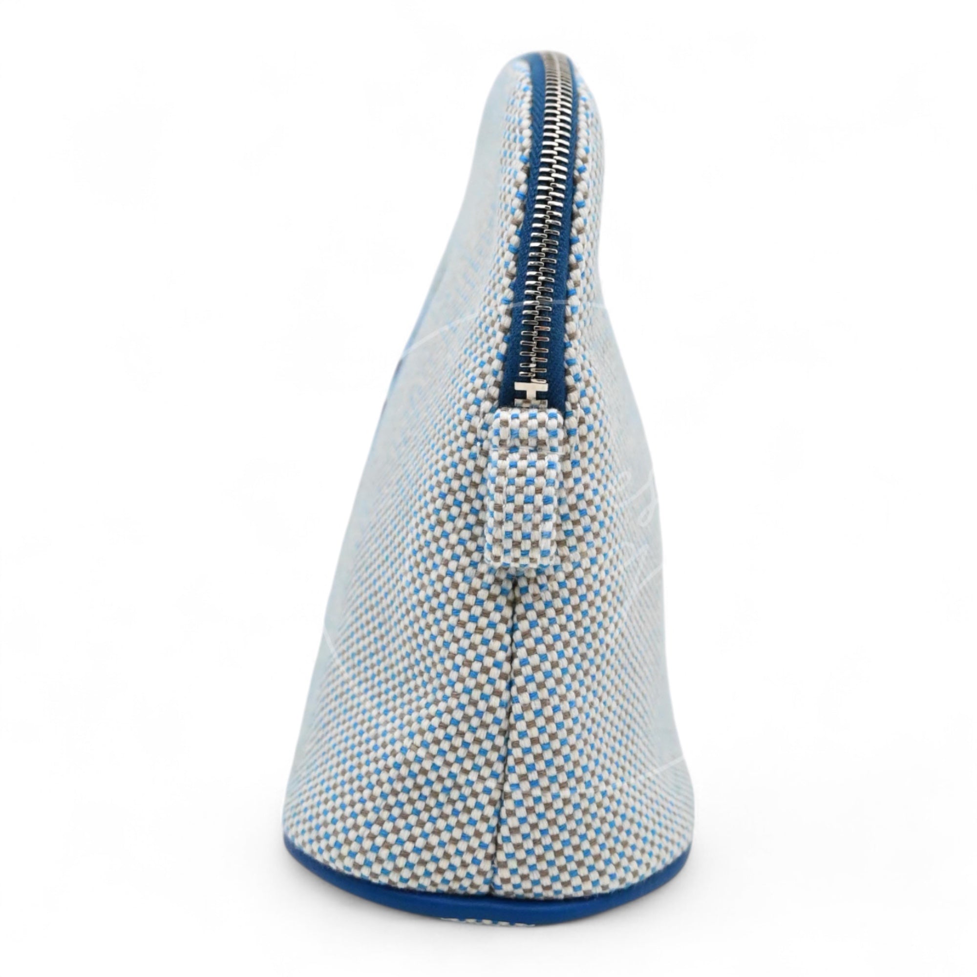 Hermes Mini Bolide Crazy H Case PHW Blue 2024