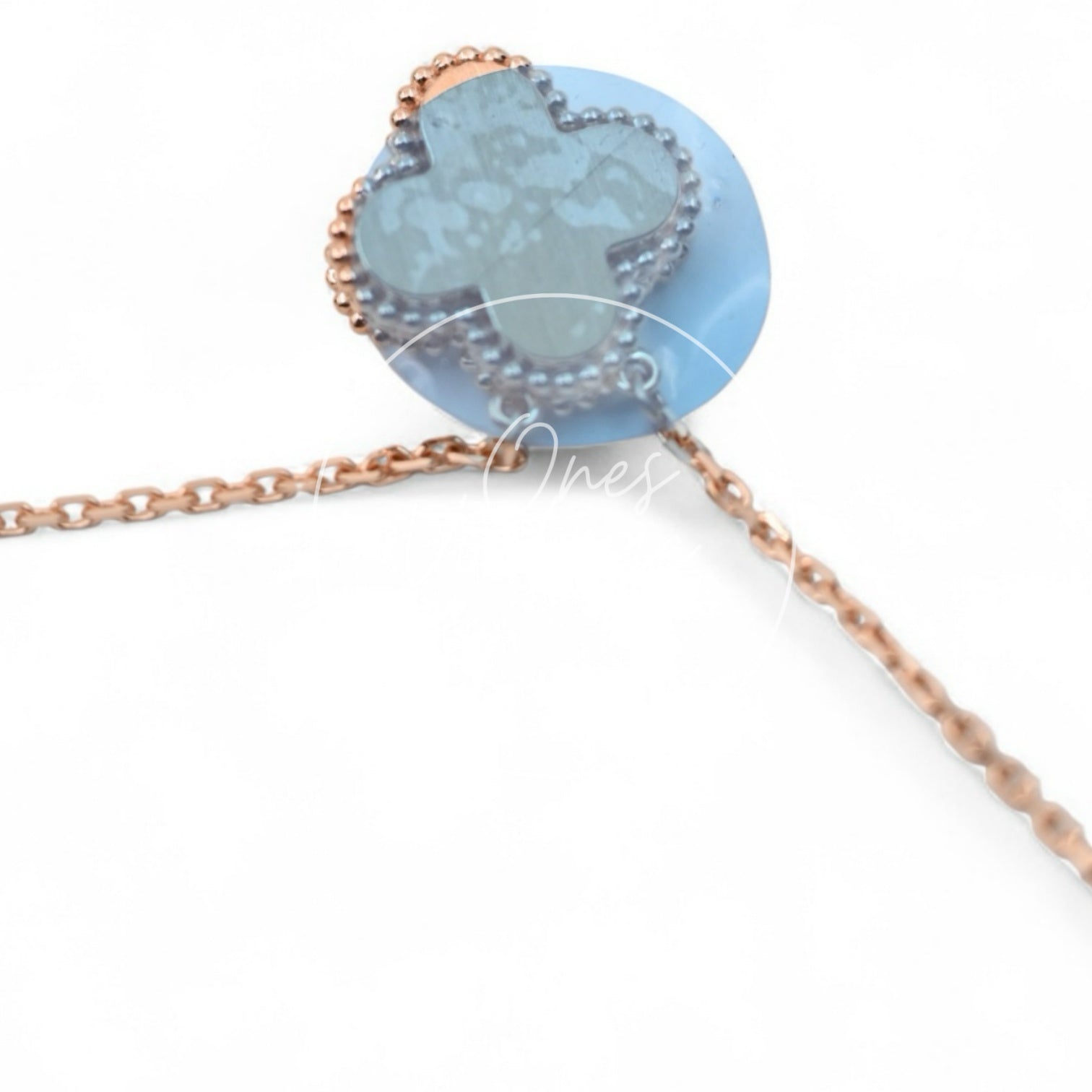 Van Cleef & Arpels Vintage Alhambra Pendant Rose Gold Pink Mother of Pearl Diamond
