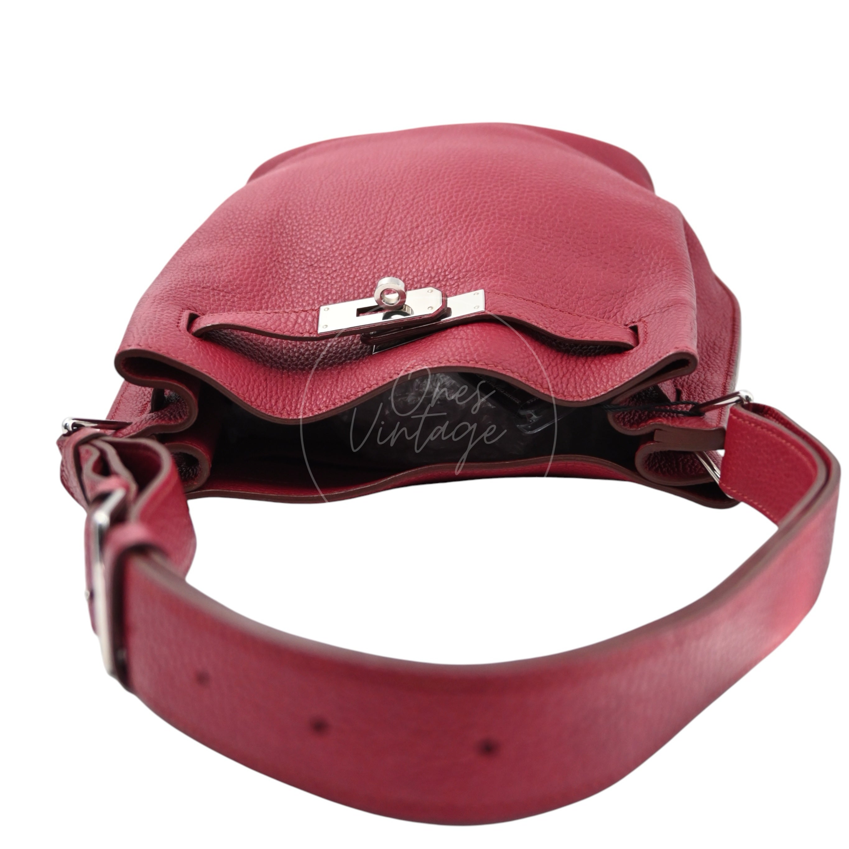 Hermes So Kelly 22 PHW Red Circle O