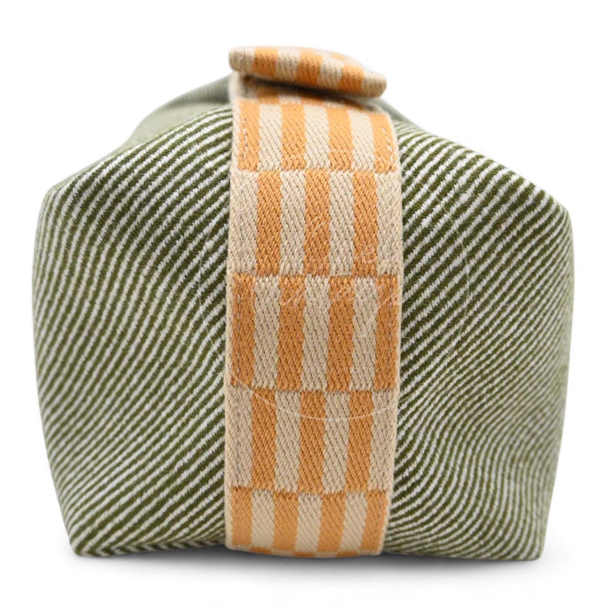 Hermes Bride-A-Brac PM Vert H Natte Canvas PHW Vert & Beige
