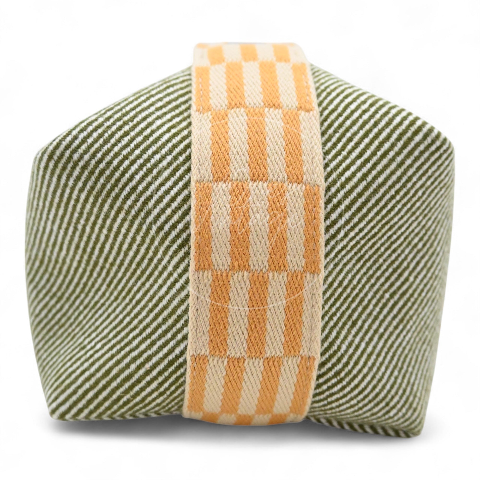 Hermes Bride-A-Brac PM Vert H Natte Canvas PHW Vert & Beige