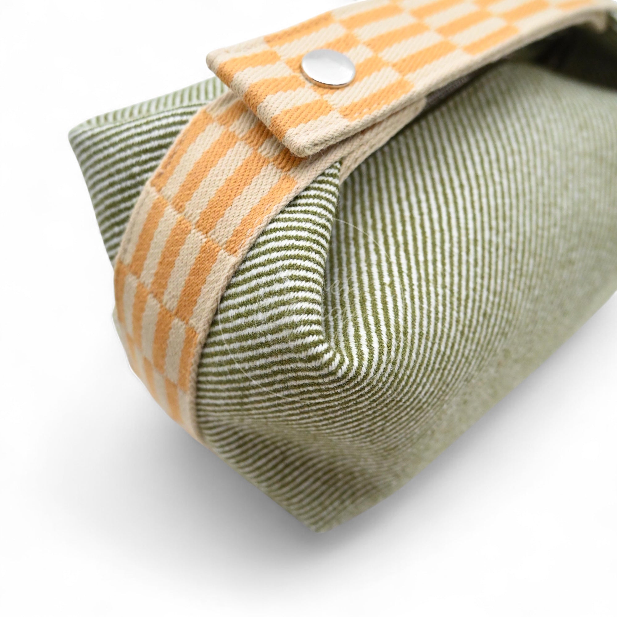 Hermes Bride-A-Brac PM Vert H Natte Canvas PHW Vert & Beige