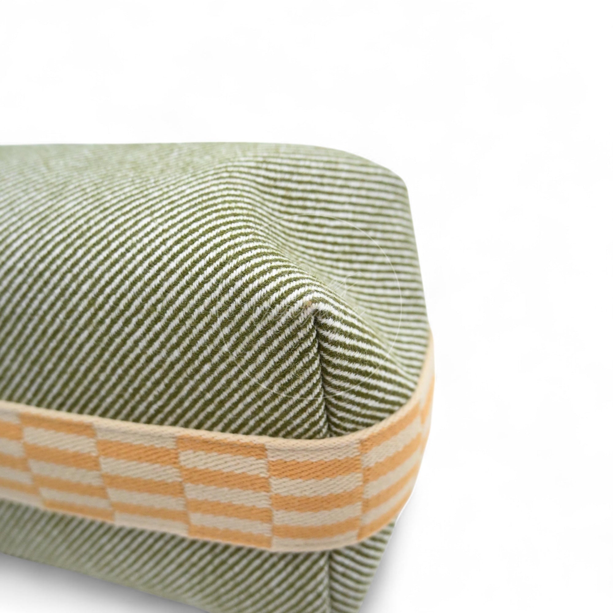 Hermes Bride-A-Brac PM Vert H Natte Canvas PHW Vert & Beige