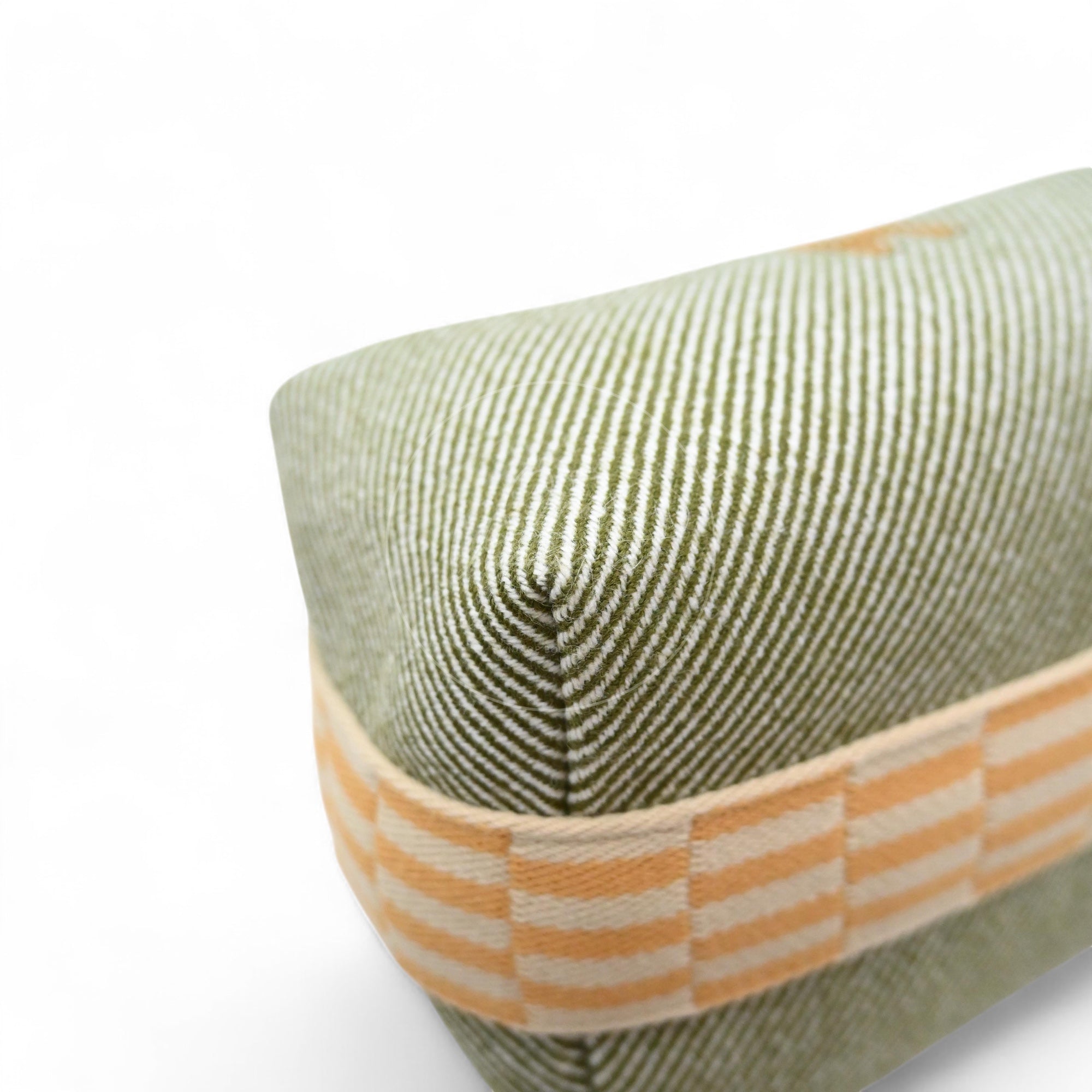 Hermes Bride-A-Brac PM Vert H Natte Canvas PHW Vert & Beige