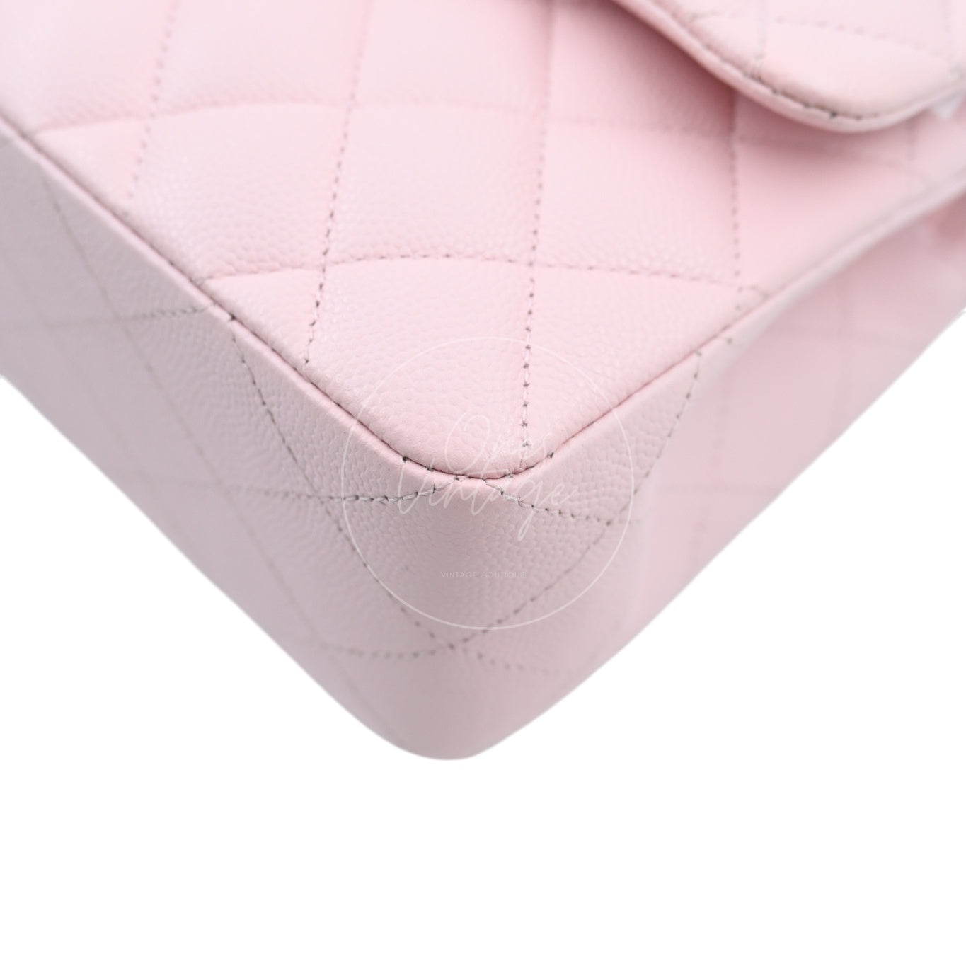 Chanel Caviar 22A Small Classic Double Flap Bag 23 GHW Pink 2022