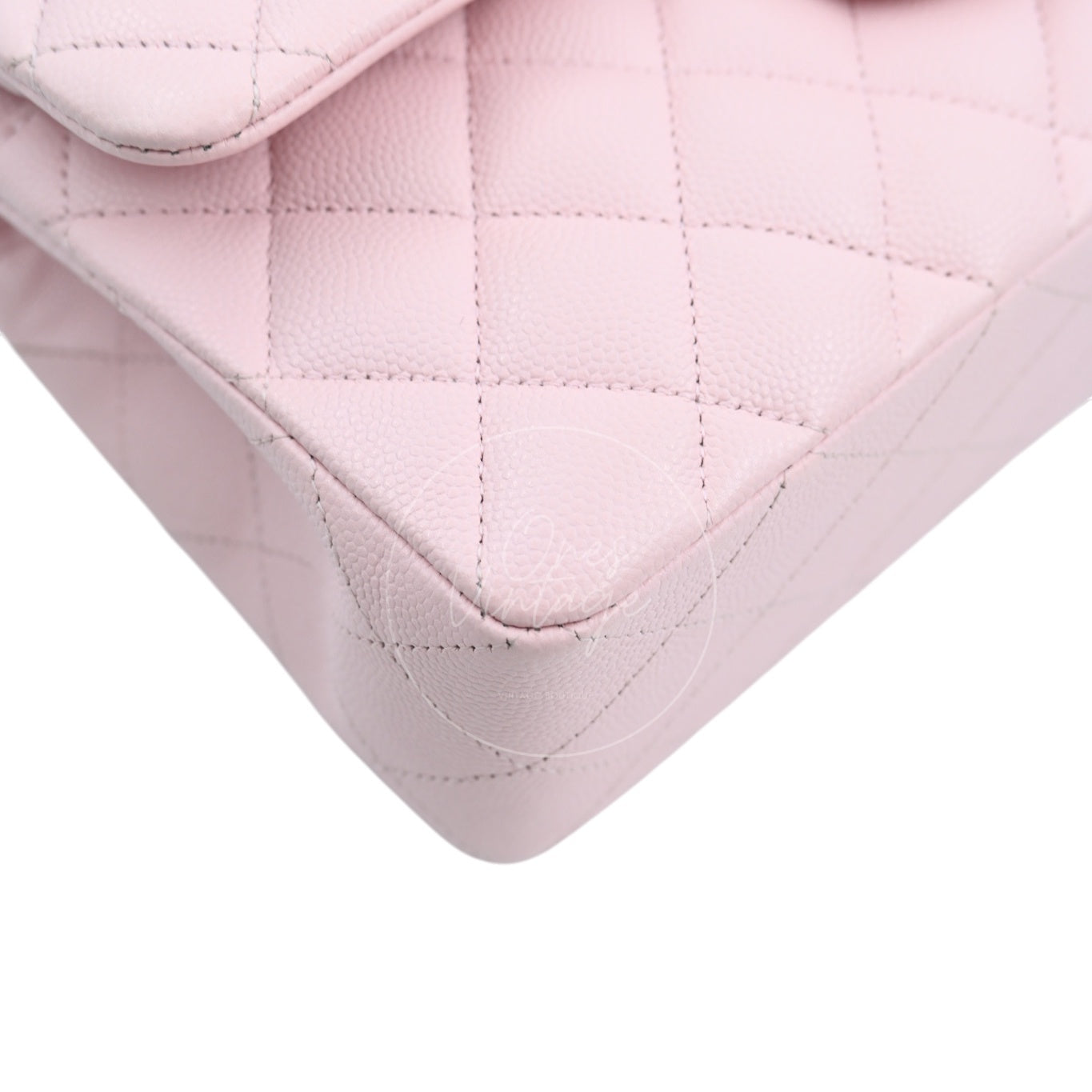 Chanel Caviar 22A Small Classic Double Flap Bag 23 GHW Pink 2022