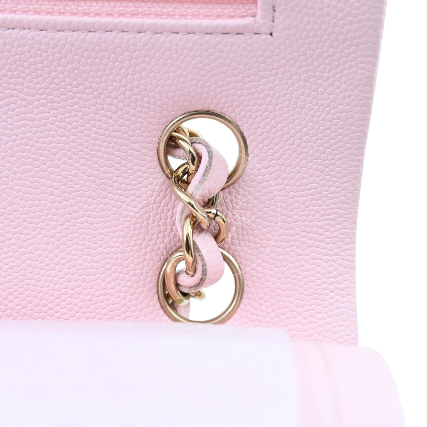Chanel Caviar 22A Small Classic Double Flap Bag 23 GHW Pink 2022