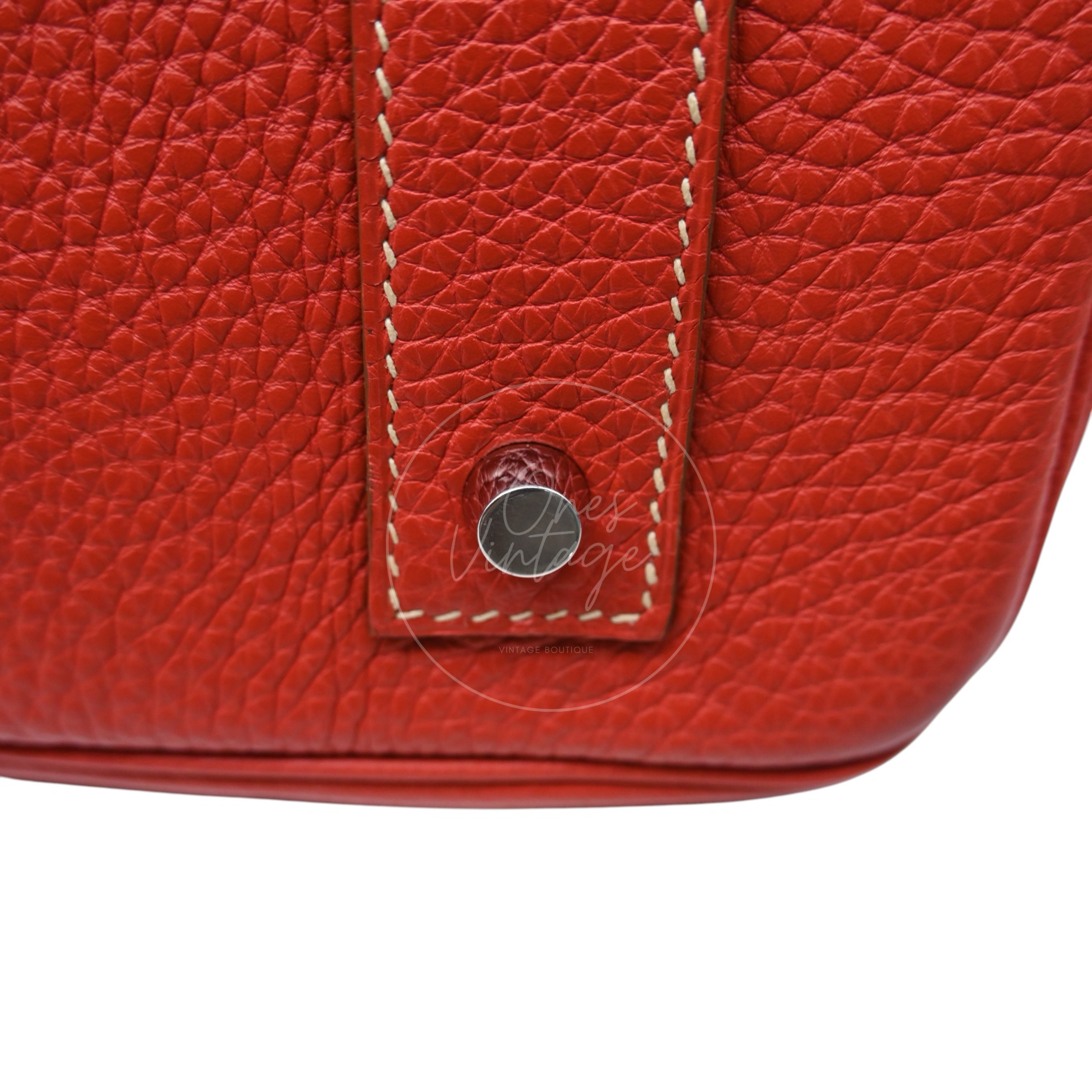Hermes Birkin Shoulder PHW Sanguine Square O