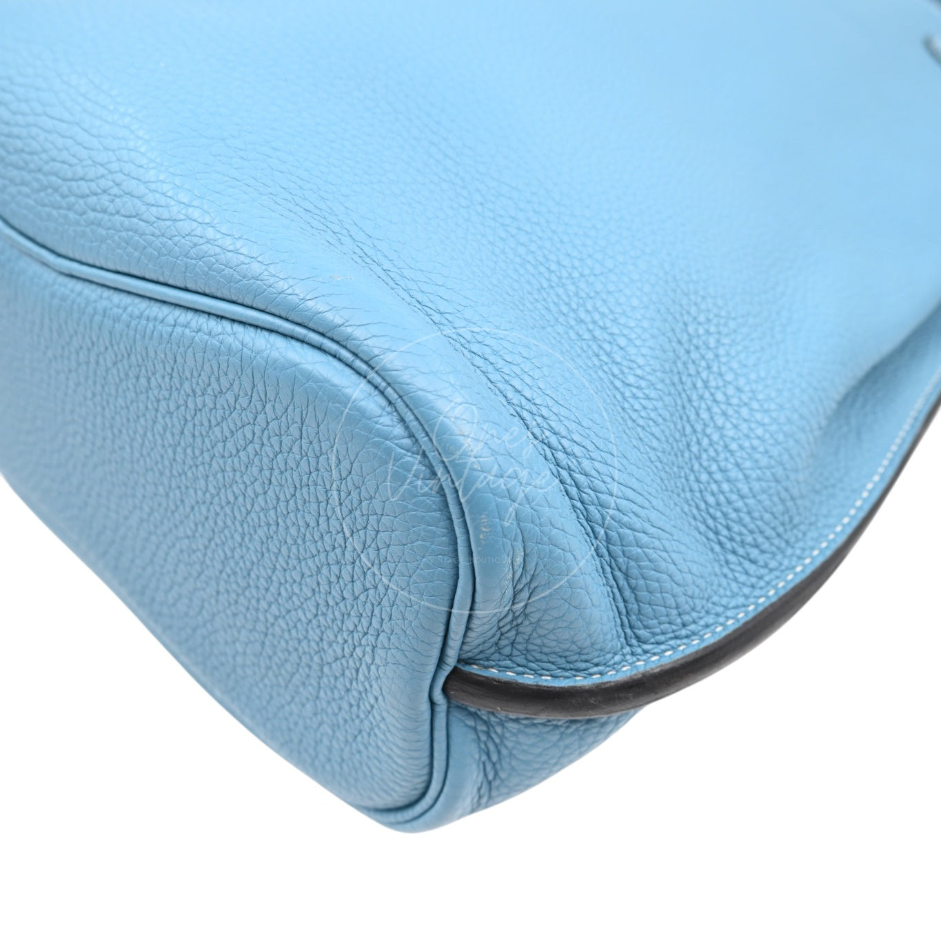 Hermes So Kelly 26 TC Denim Blue Stamp Square O