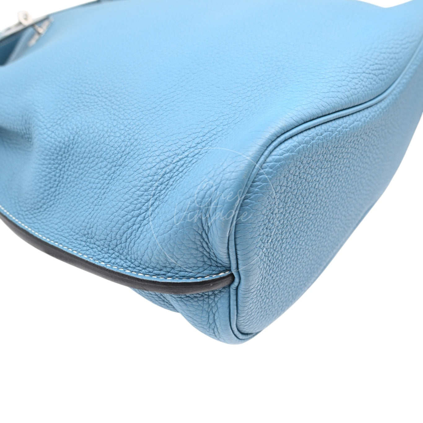 Hermes So Kelly 26 TC Denim Blue Stamp Square O