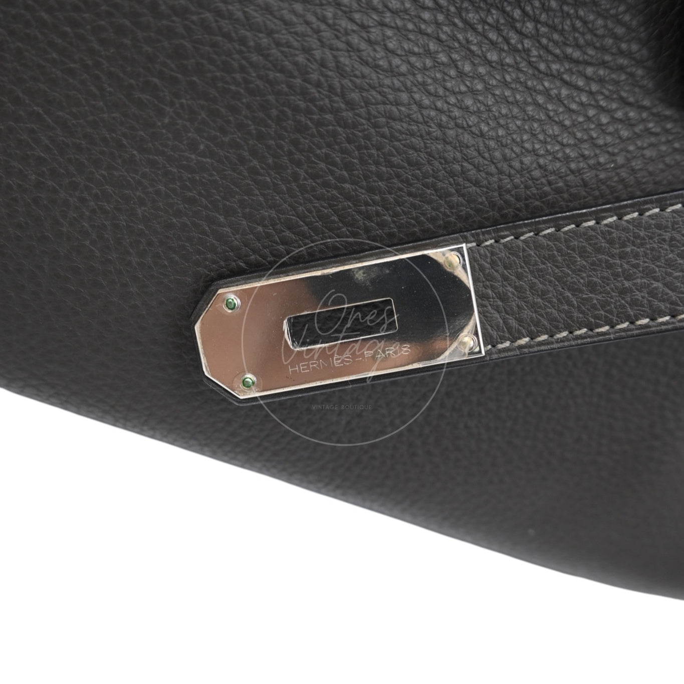 Hermes Shoulder Birkin PHW Gris Graphite Square M