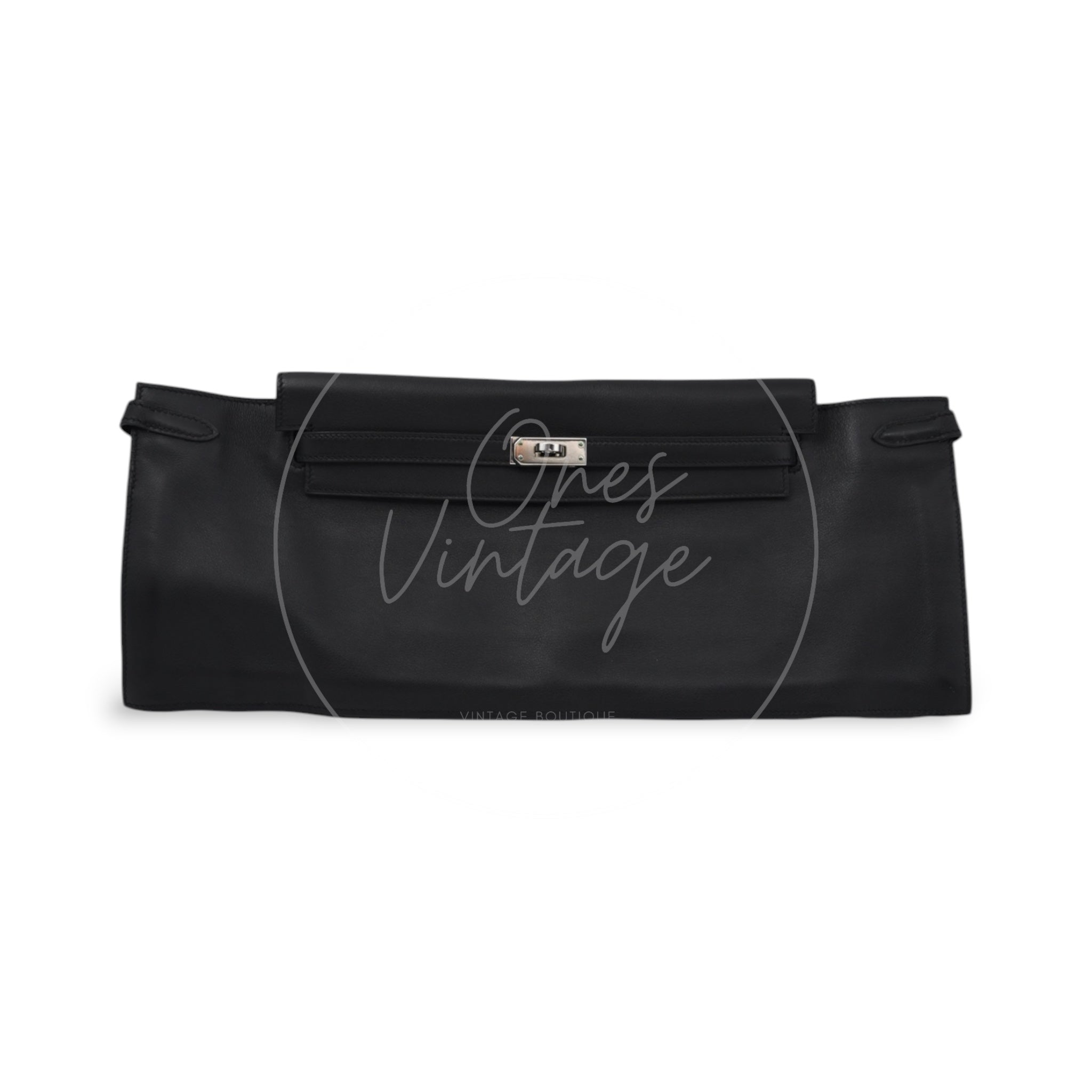 Hermes JPG Belt Bag Swift PHW Black Square O