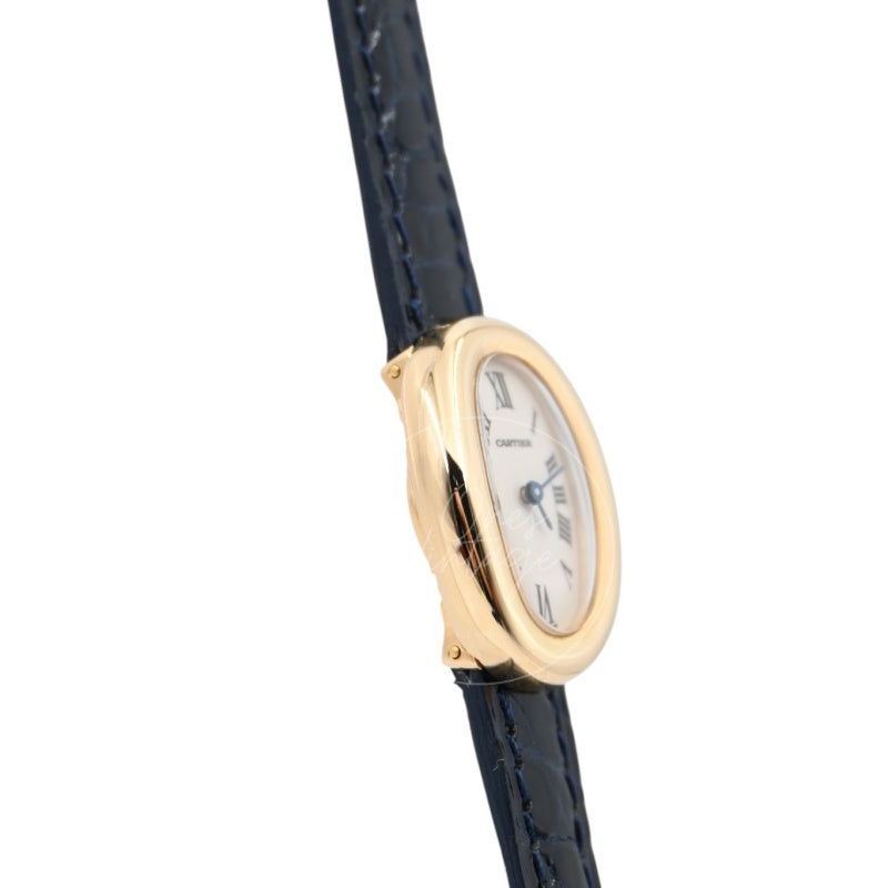 Cartier 18K Yellow Gold Mini Baignoire Watch QZ