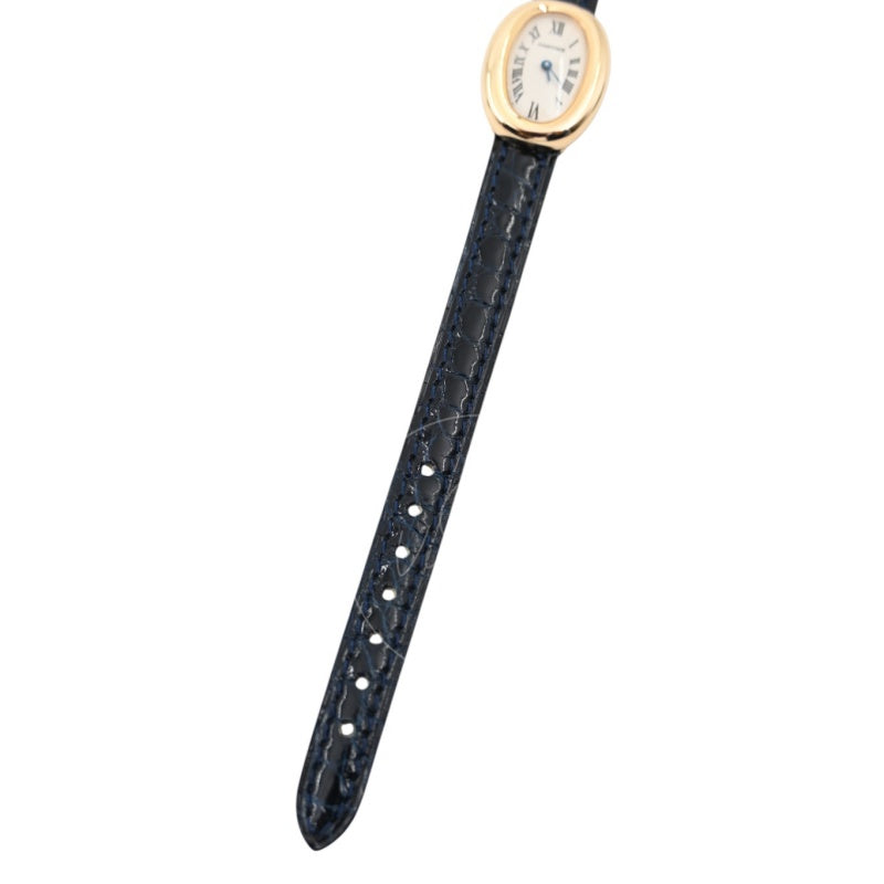 Cartier 18K Yellow Gold Mini Baignoire Watch QZ
