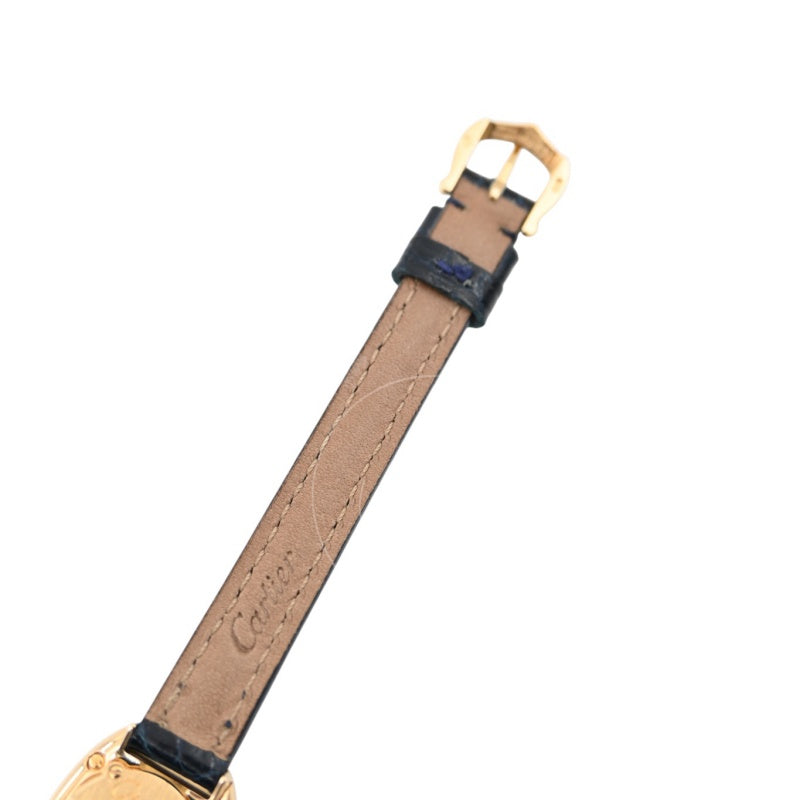 Cartier 18K Yellow Gold Mini Baignoire Watch QZ