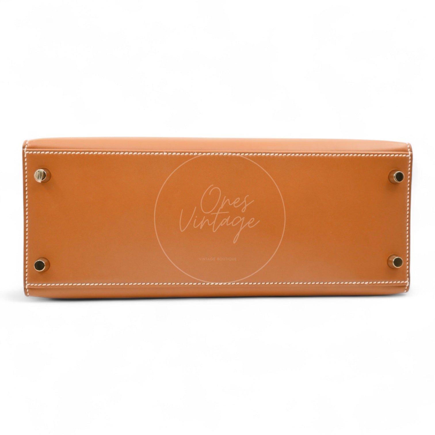 Hermes Kelly 28 Vert Bronze and Brulée Sombrero GHW Natural Sable Stamp A