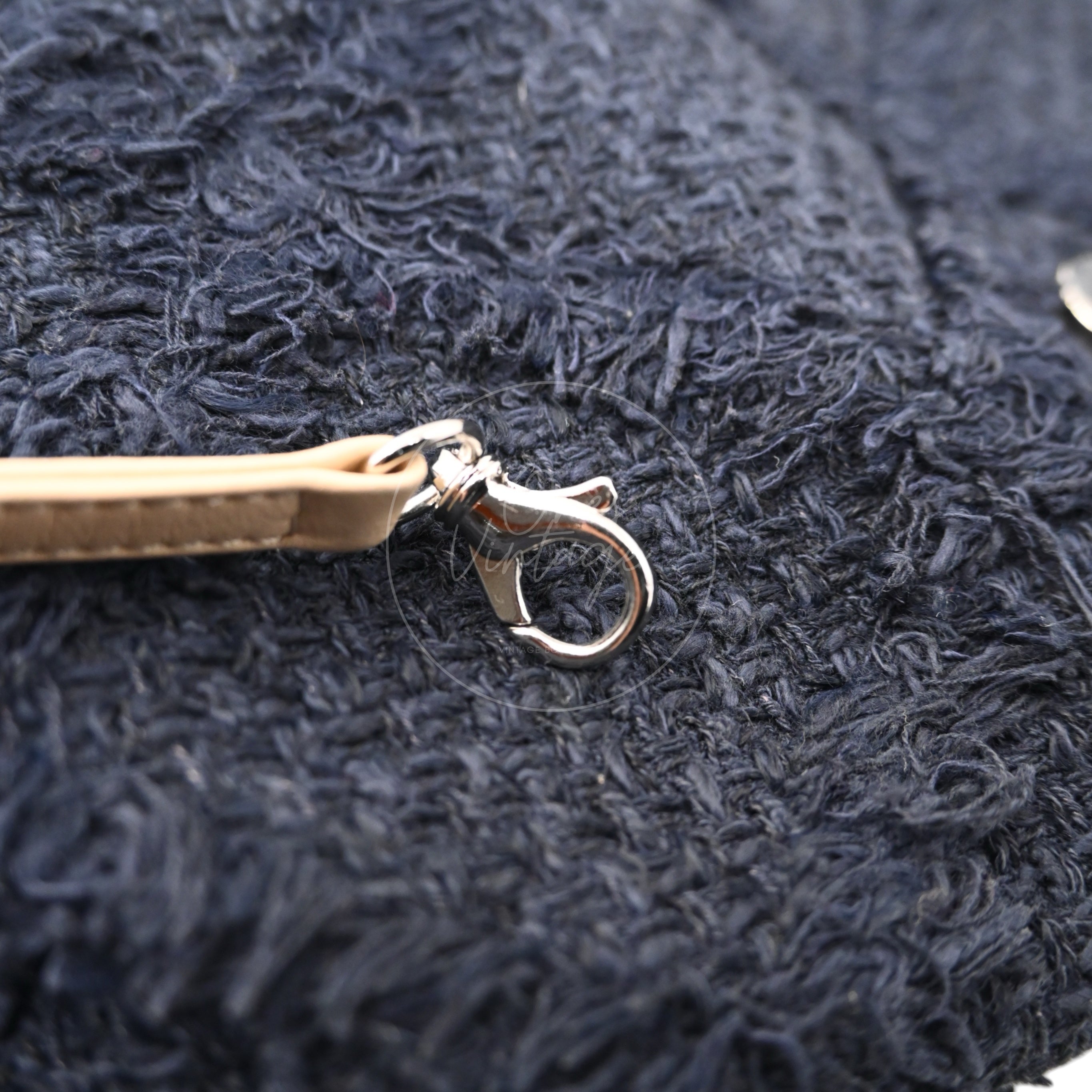 Chanel Tweed Fringe CC Flap Bag SHW Black Series 13