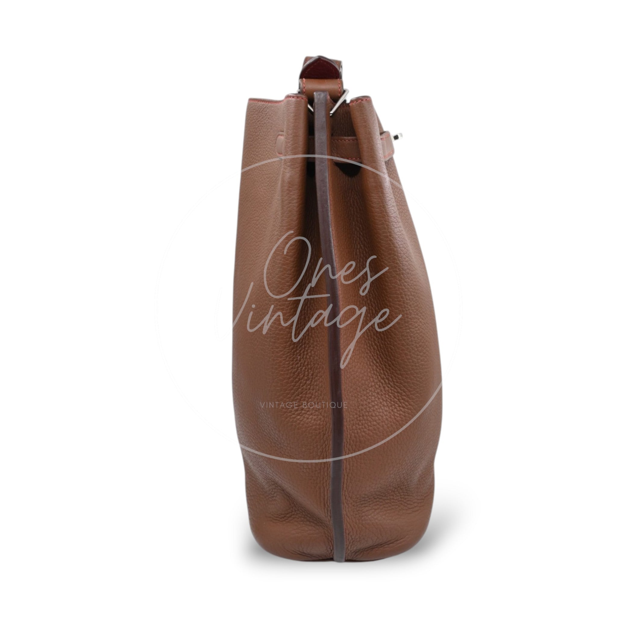Hermes So Kelly 26 PHW Brown Square O
