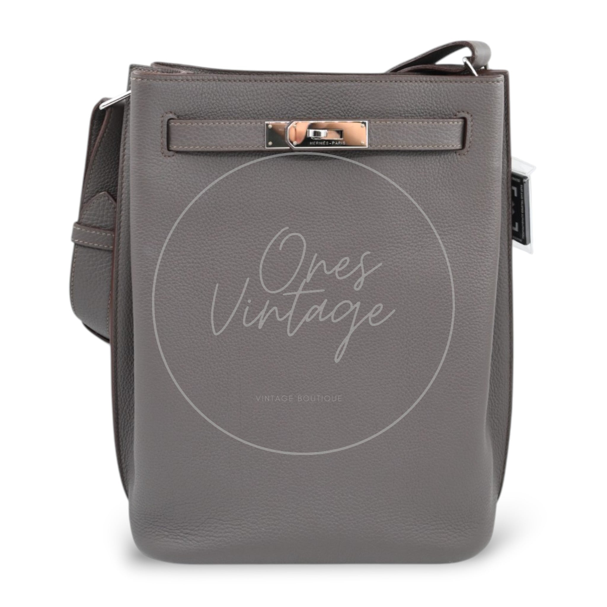 Hermes So Kelly 22 PHW Etain Square R