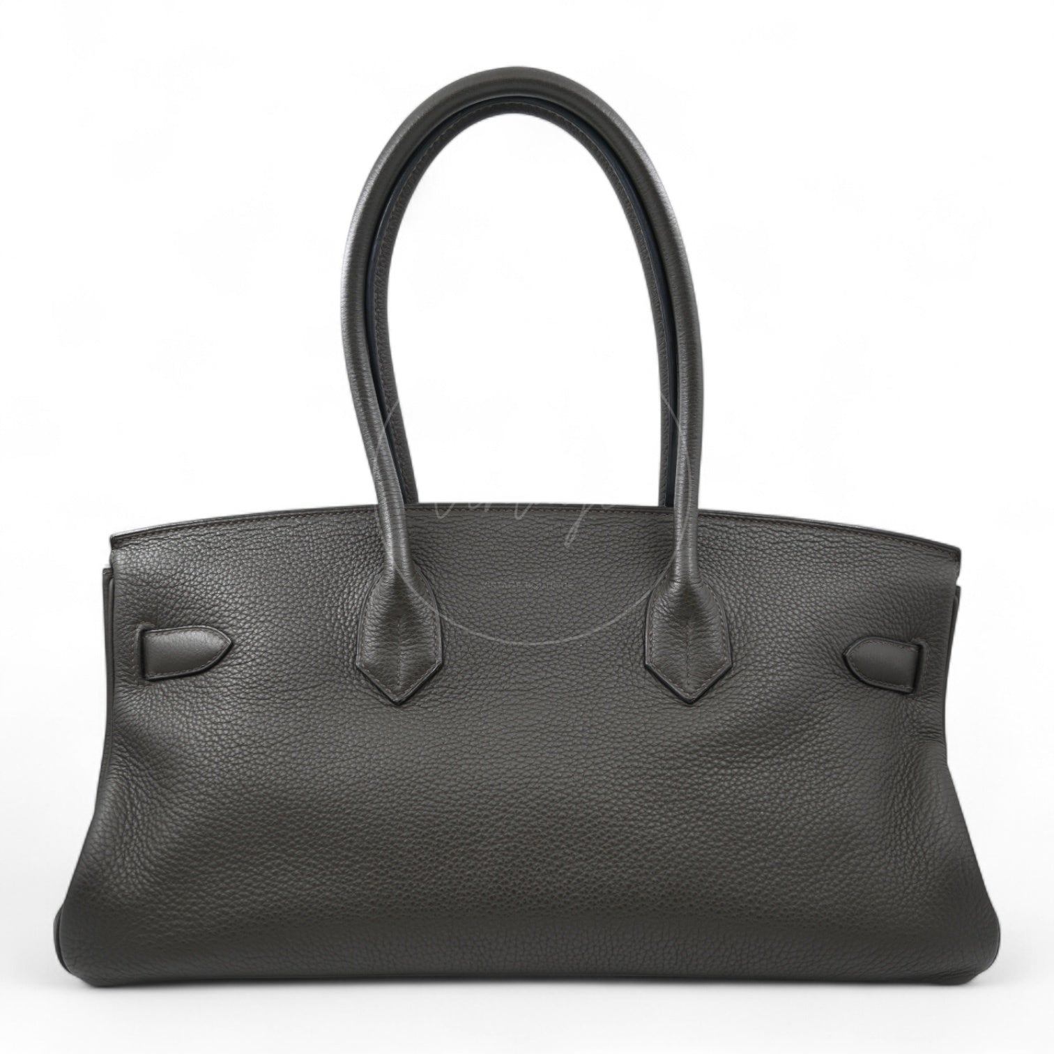Hermes Shoulder Birkin PHW Black Square N