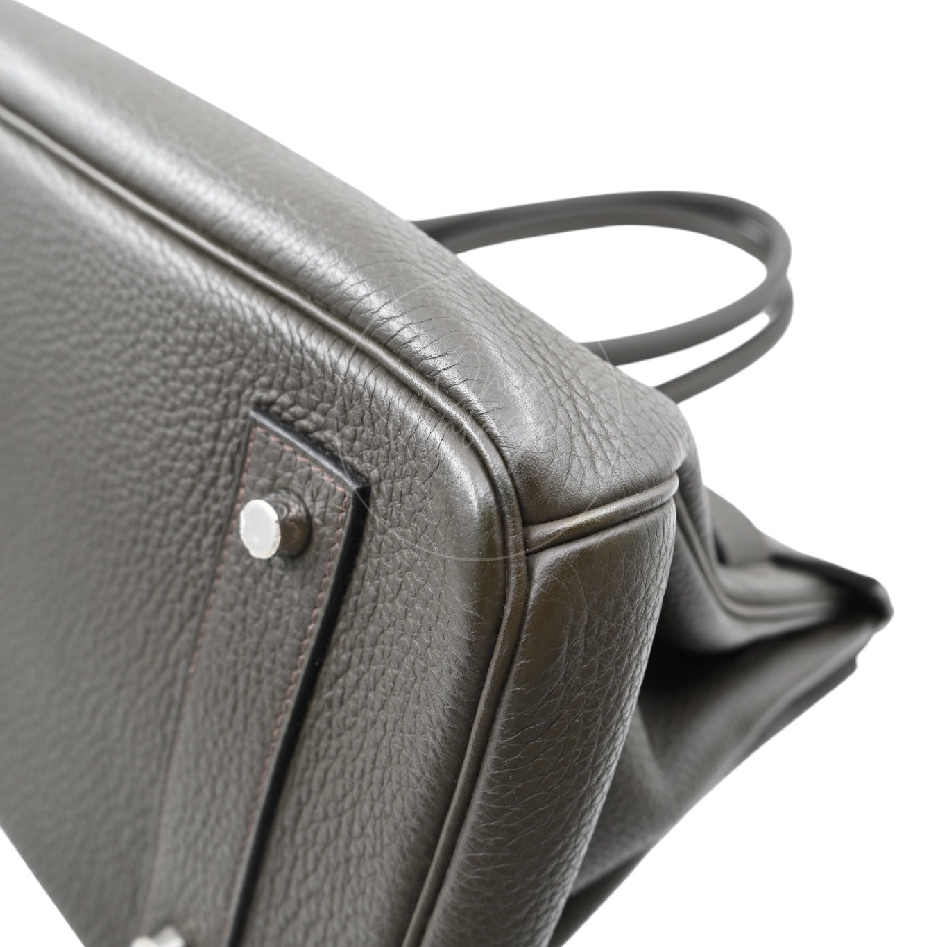 Hermes Shoulder Birkin PHW Black Square N