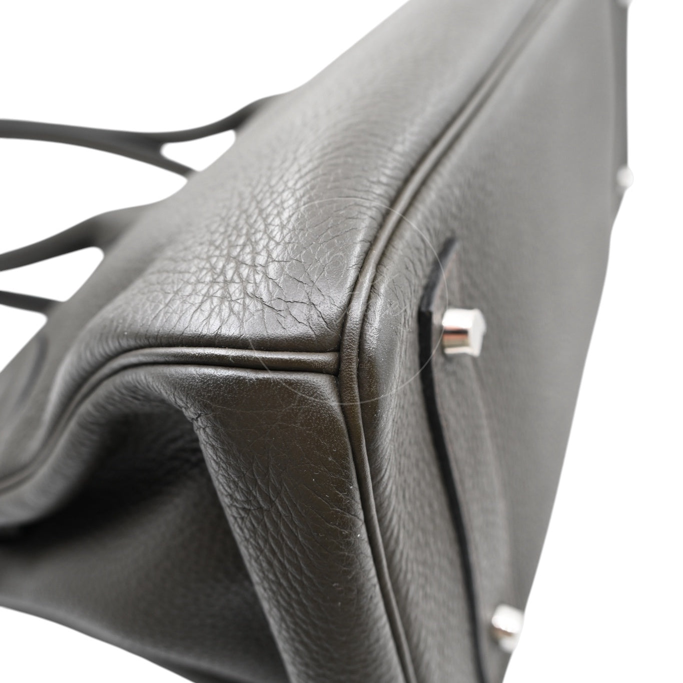 Hermes Shoulder Birkin PHW Black Square N