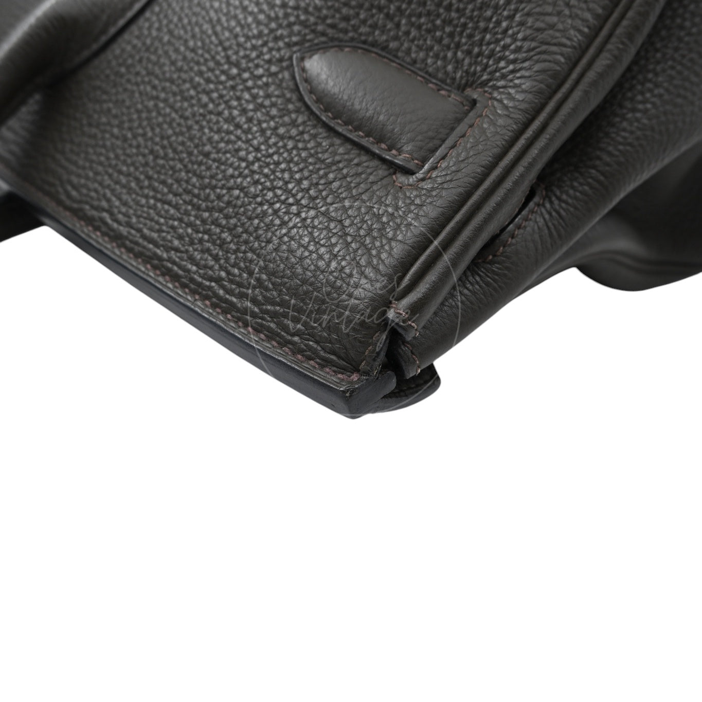 Hermes Shoulder Birkin PHW Black Square N