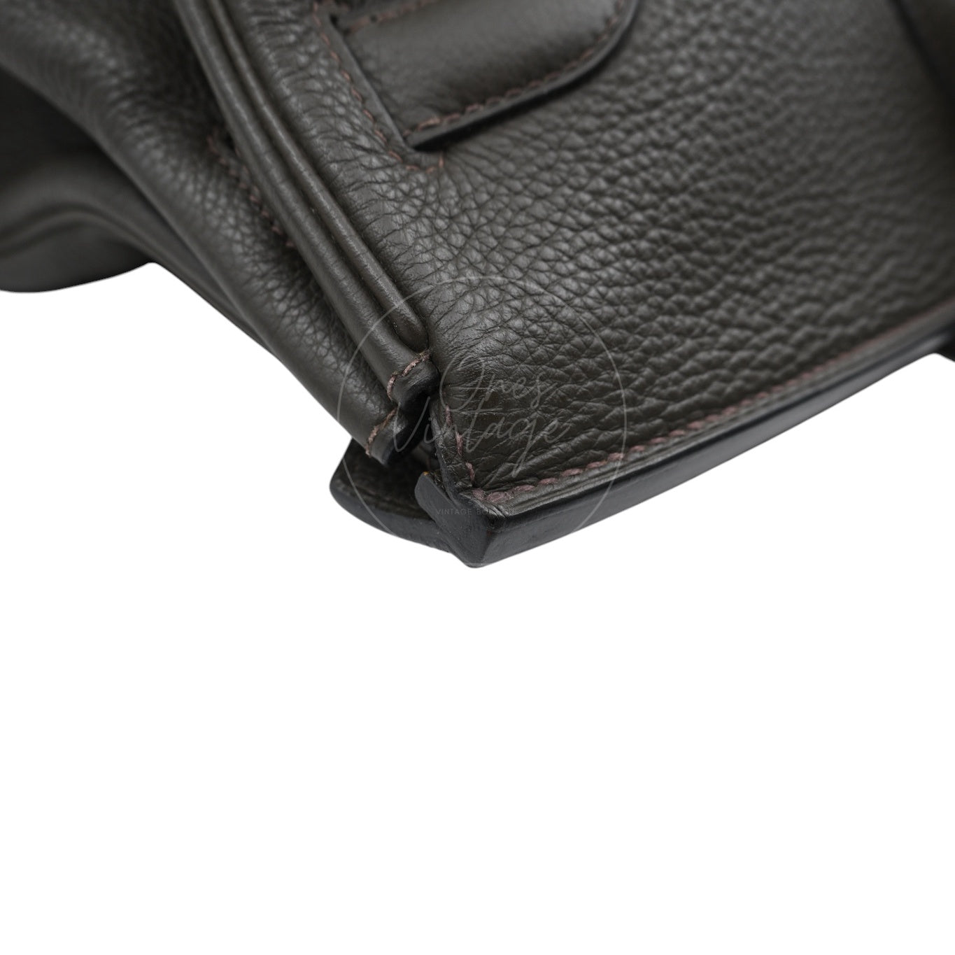 Hermes Shoulder Birkin PHW Black Square N
