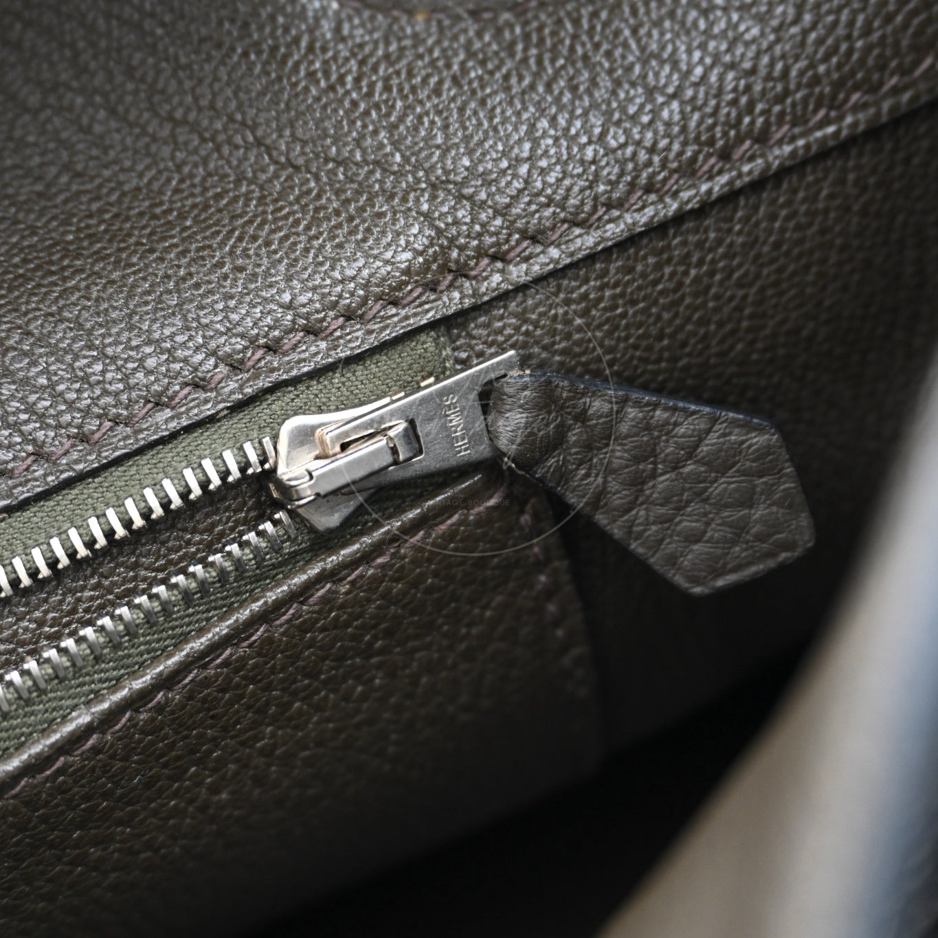 Hermes Shoulder Birkin PHW Black Square N
