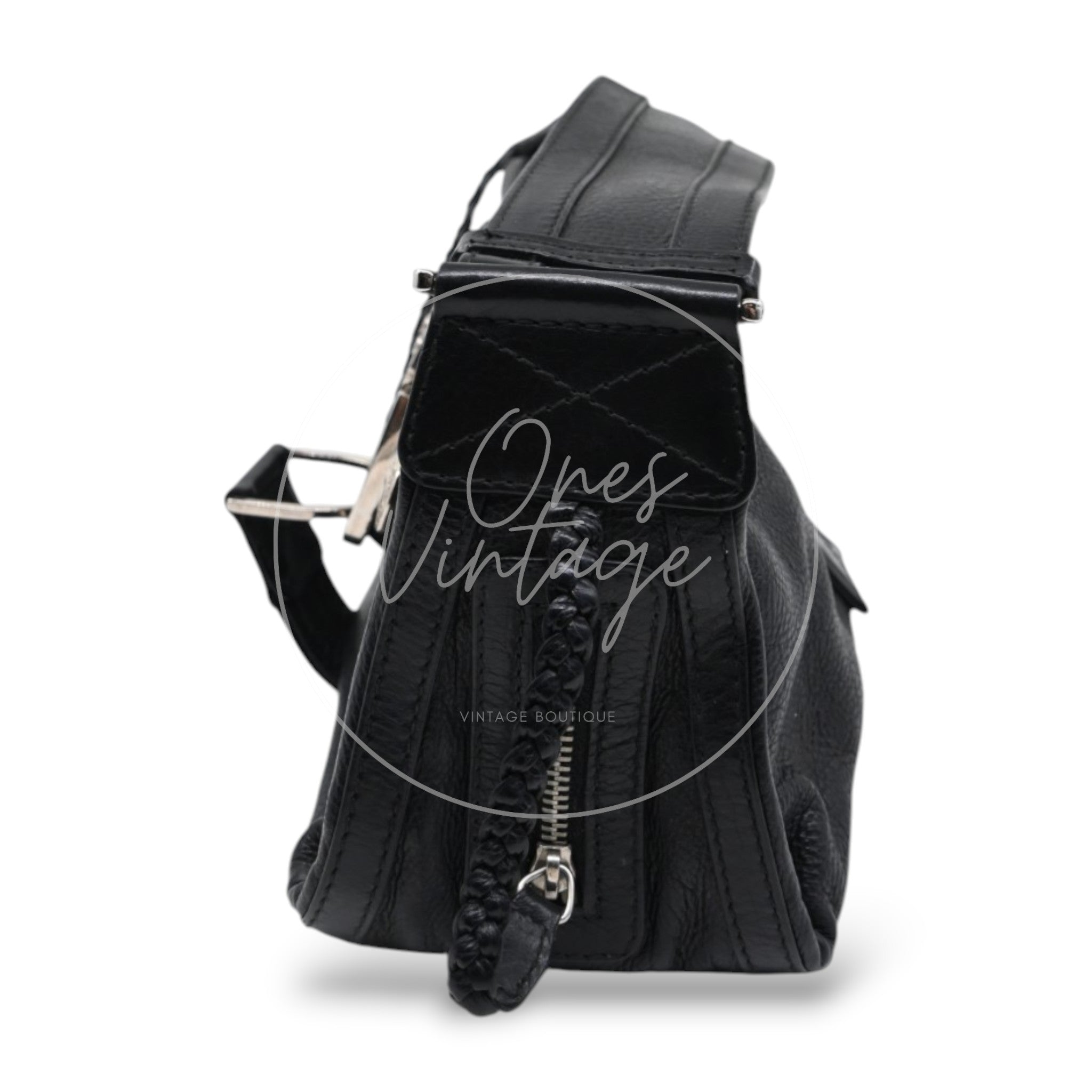 Christian Dior Leather East West Flight Bag Black Series 26