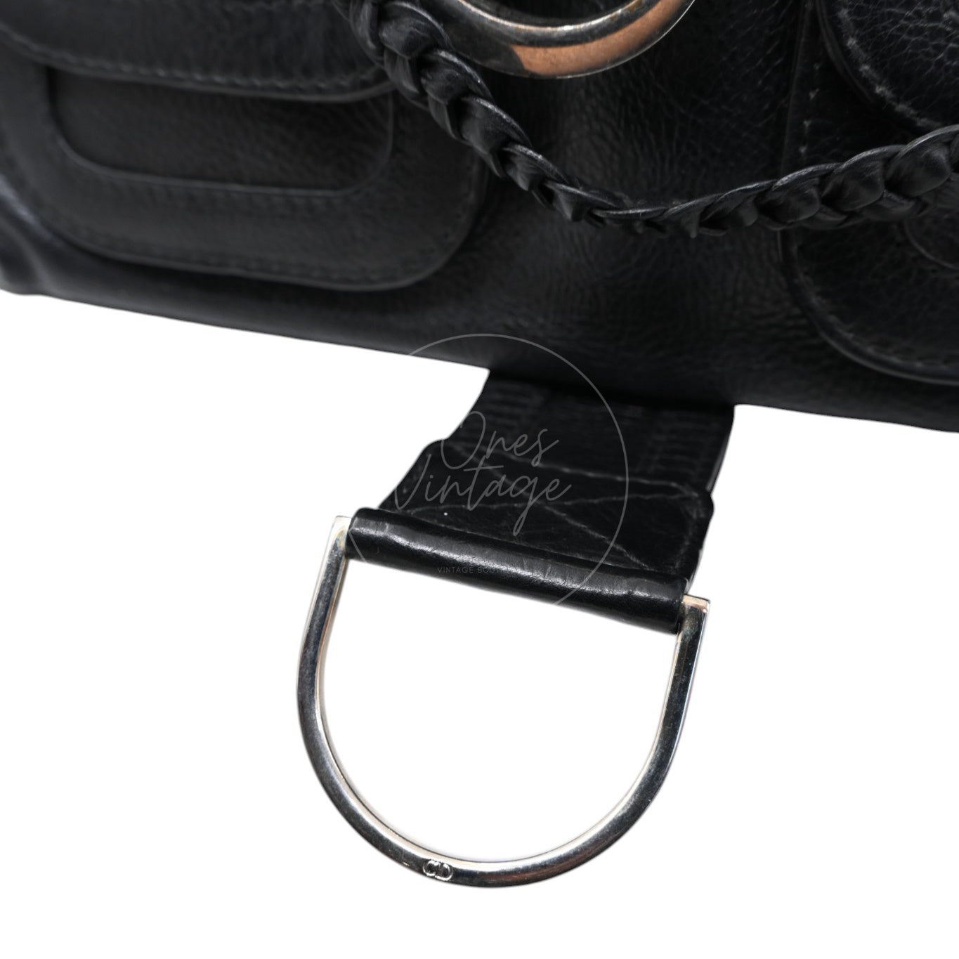 Christian Dior Leather East West Flight Bag Black Series 26