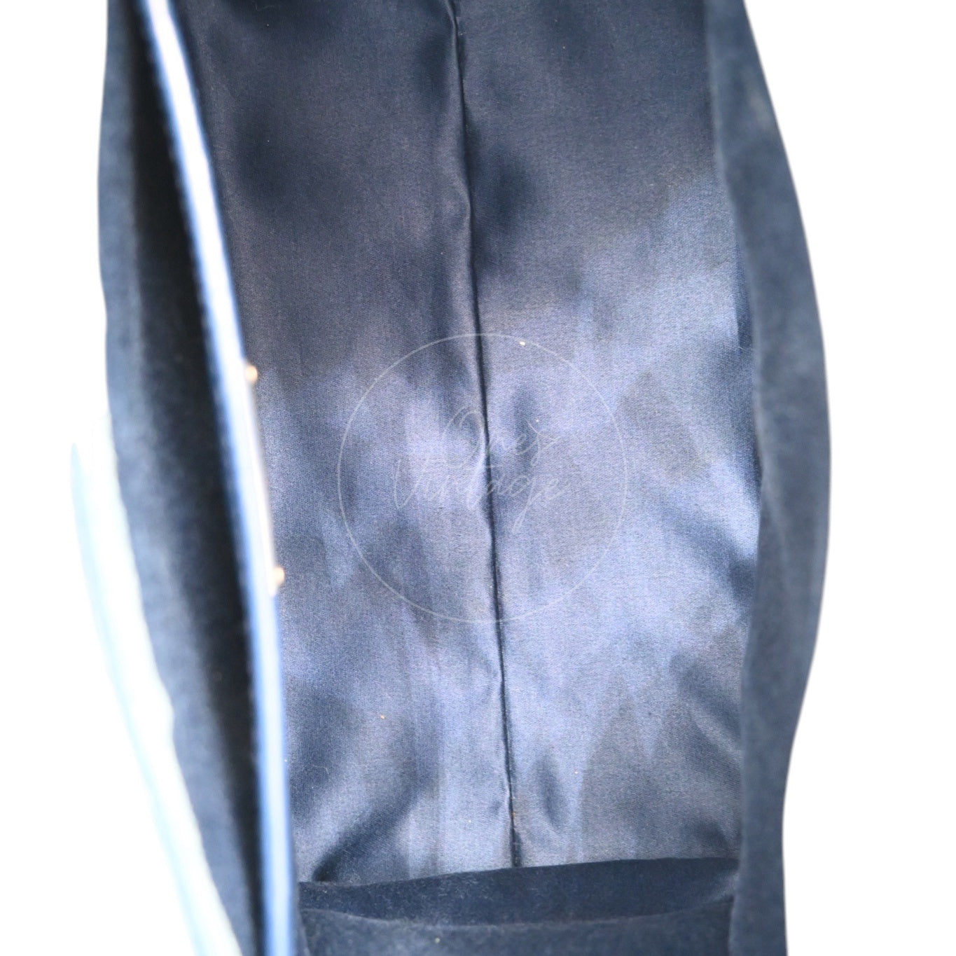 Miu Miu Denim and Velvet Blue Top handle Shoulder Bag SHW Denim Blue
