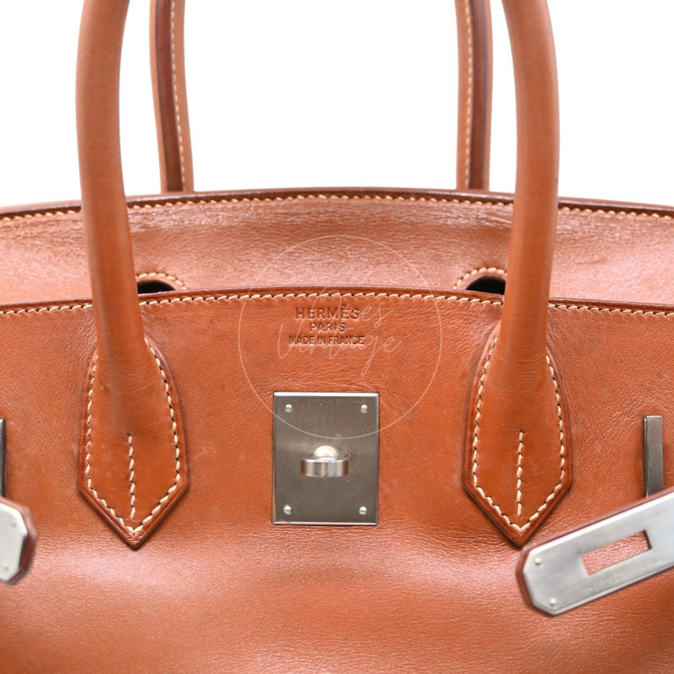 Hermes Birkin 30 Fauve Barenia Blushed Hardware Square C