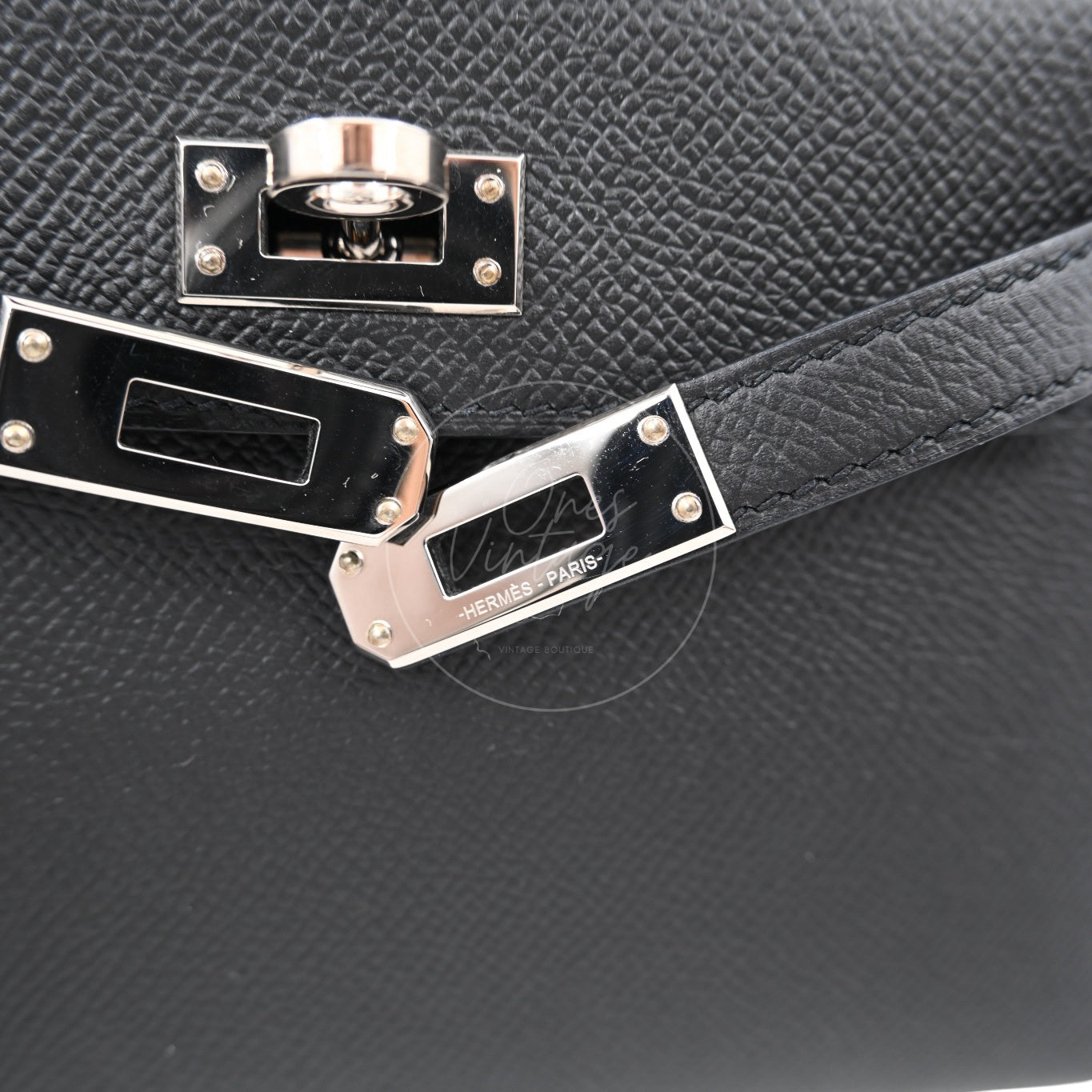 Hermes Mini Kelly PHW Nior Stamp Z