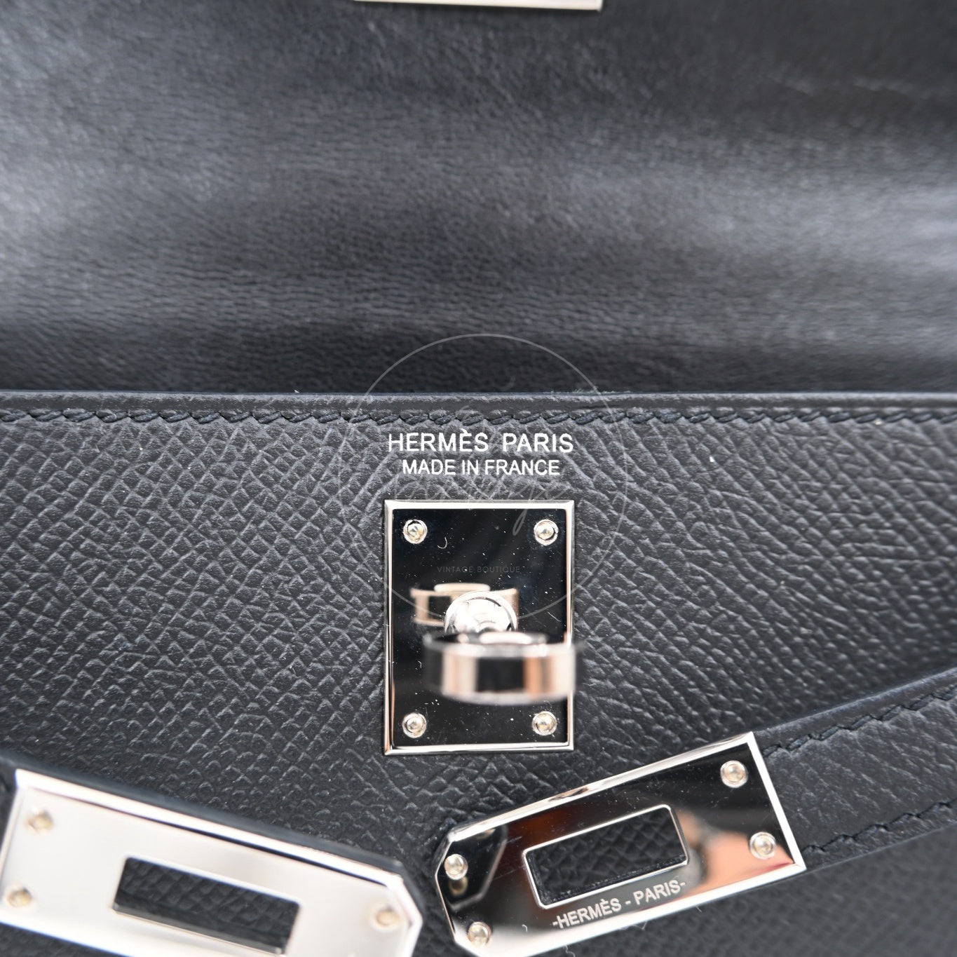 Hermes Mini Kelly PHW Nior Stamp Z