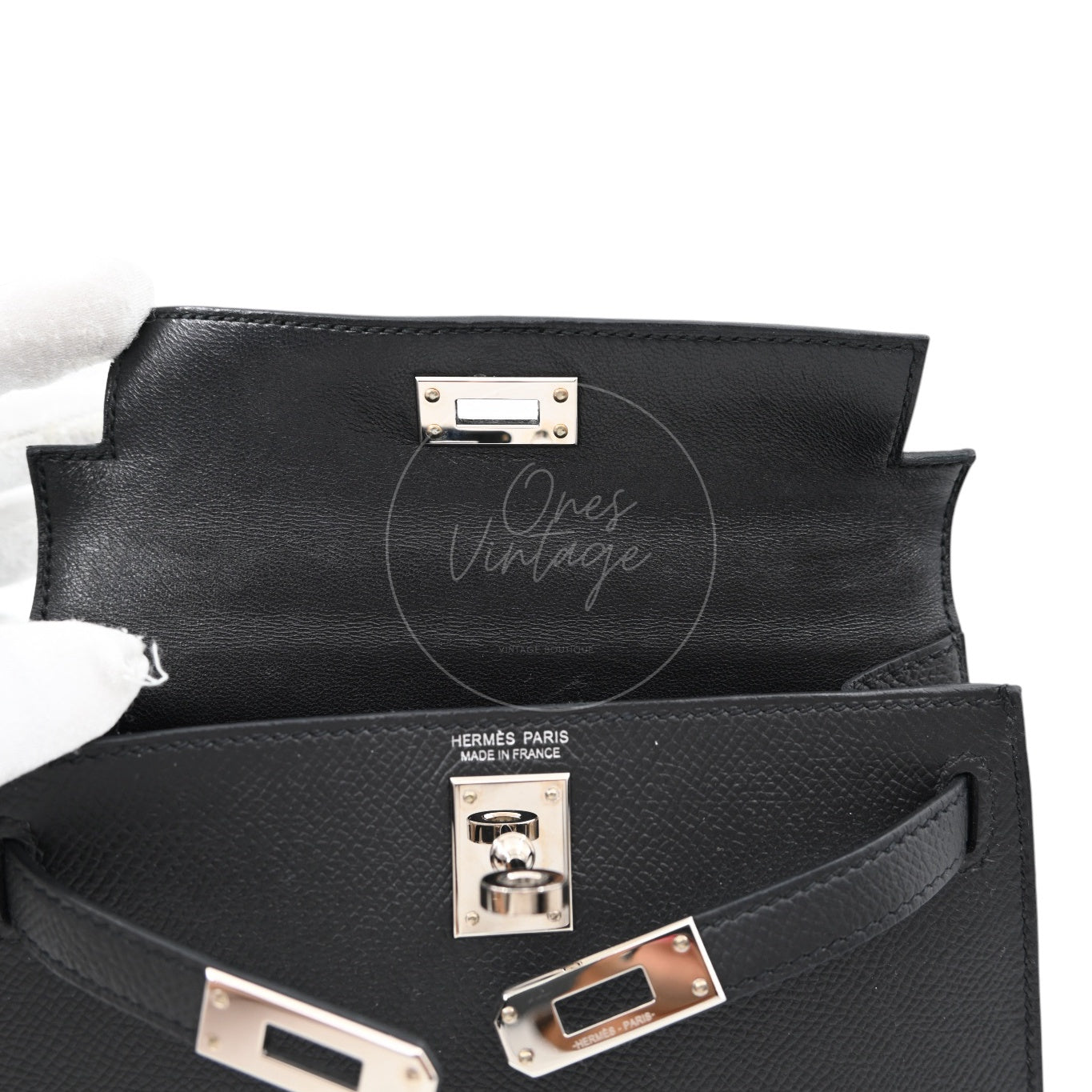 Hermes Mini Kelly PHW Nior Stamp Z