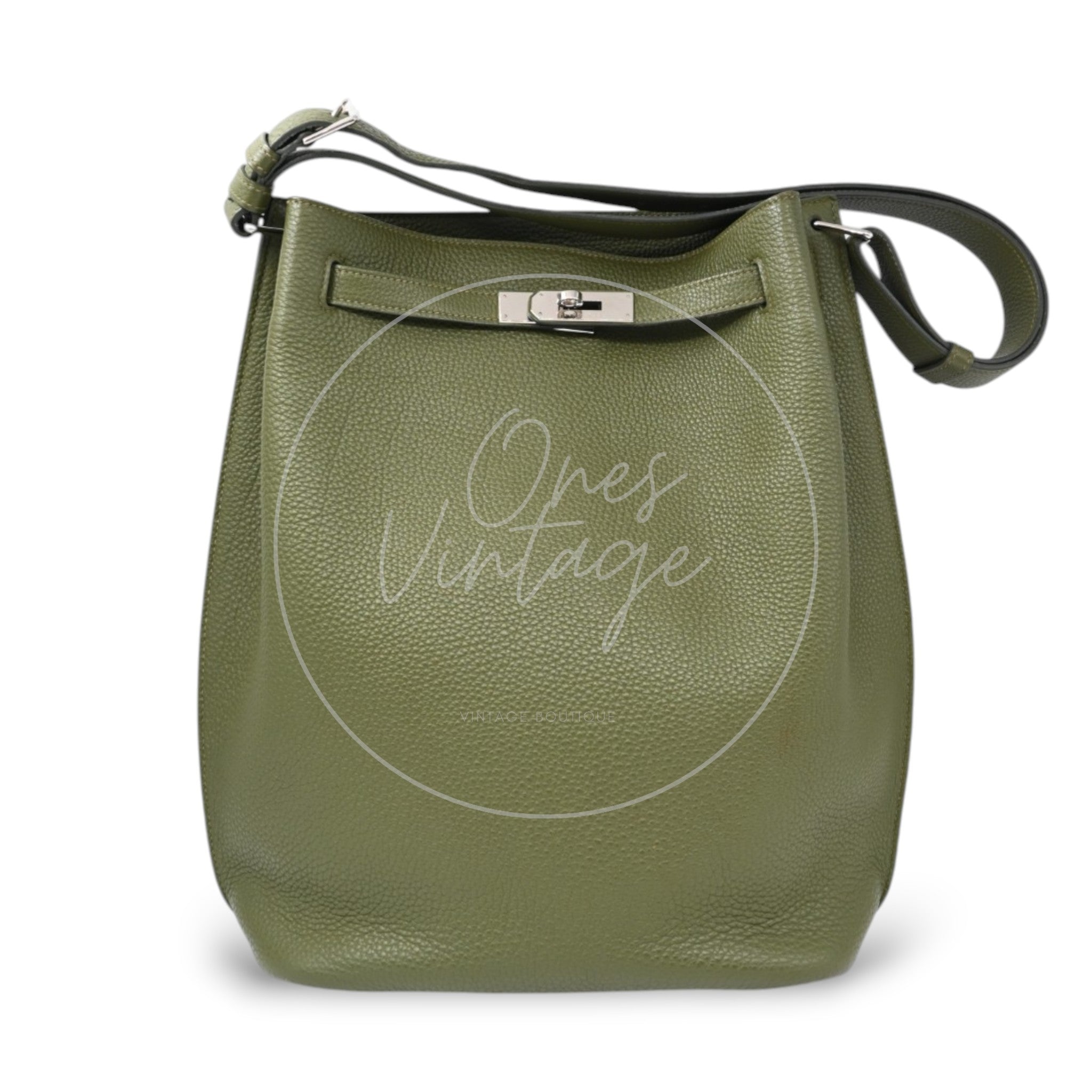 Hermes So Kelly 26 PHW Mocha Square Q
