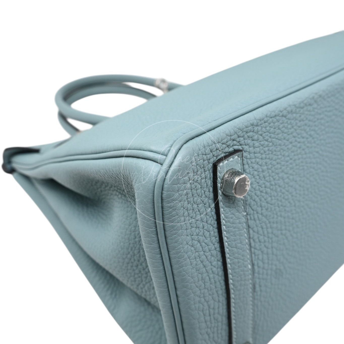 Hermes Birkin 30 Ciel Togo PHW Stamp Y