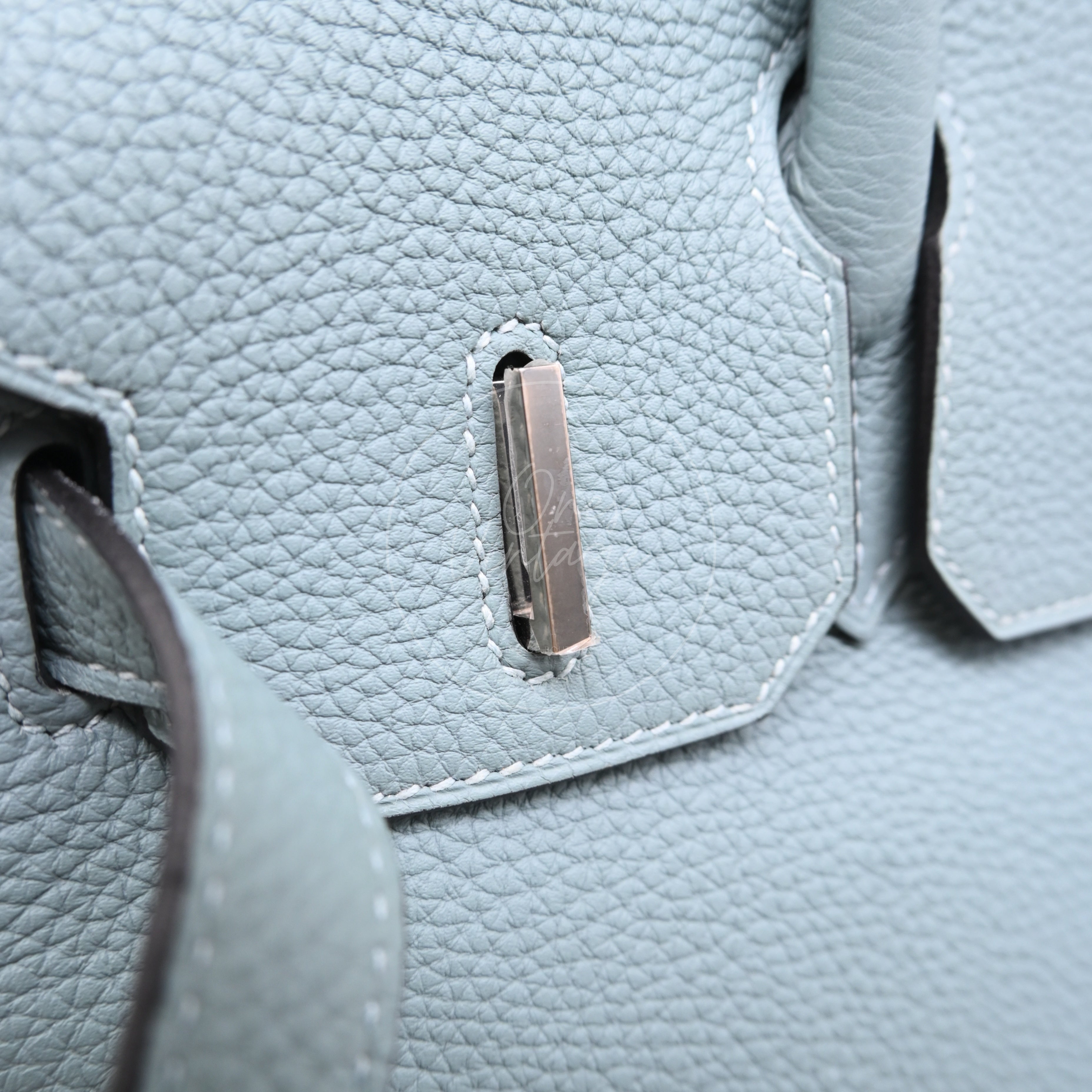 Hermes Birkin 30 Ciel Togo PHW Stamp Y