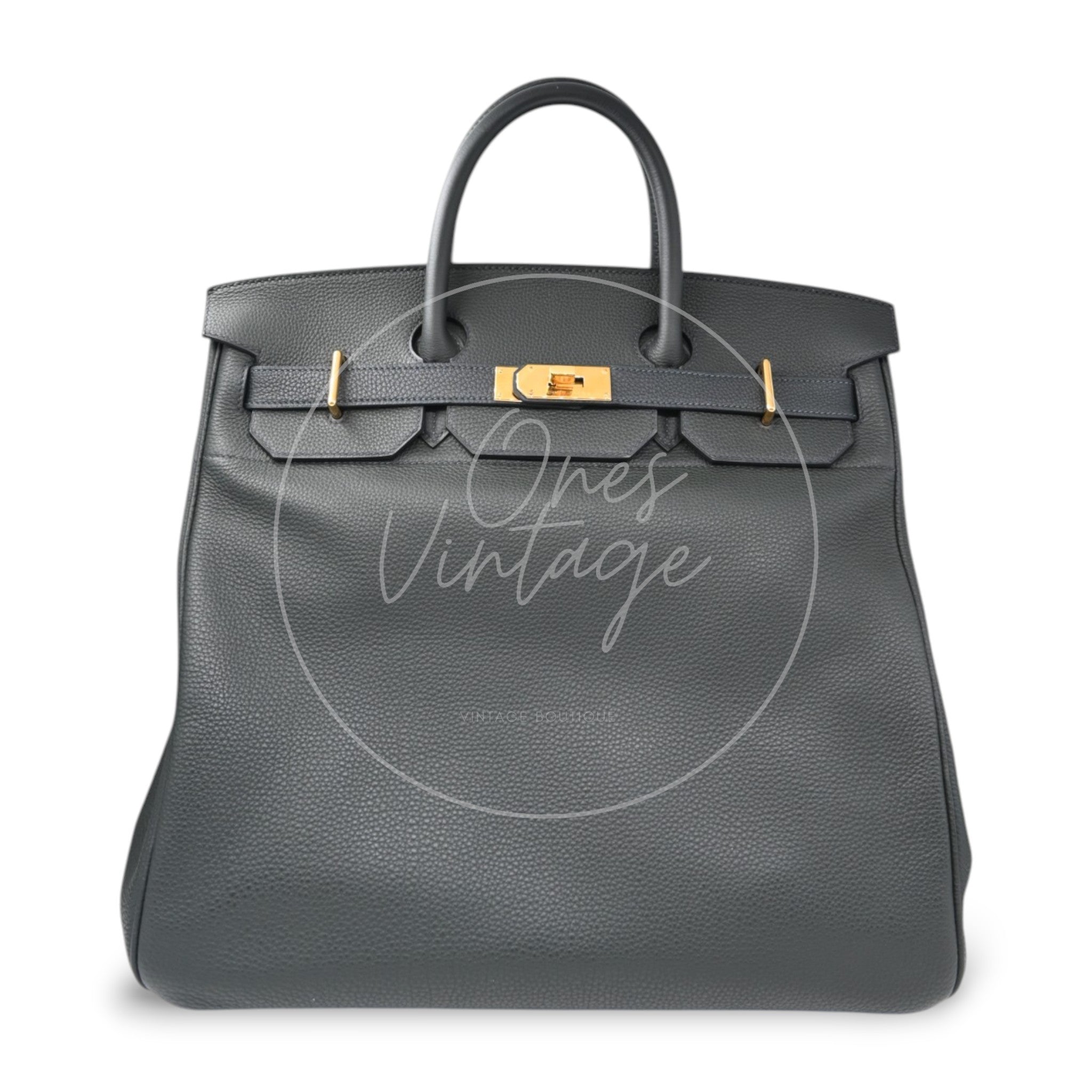 Hermes HAC40 GHW Dark Green Stamp X
