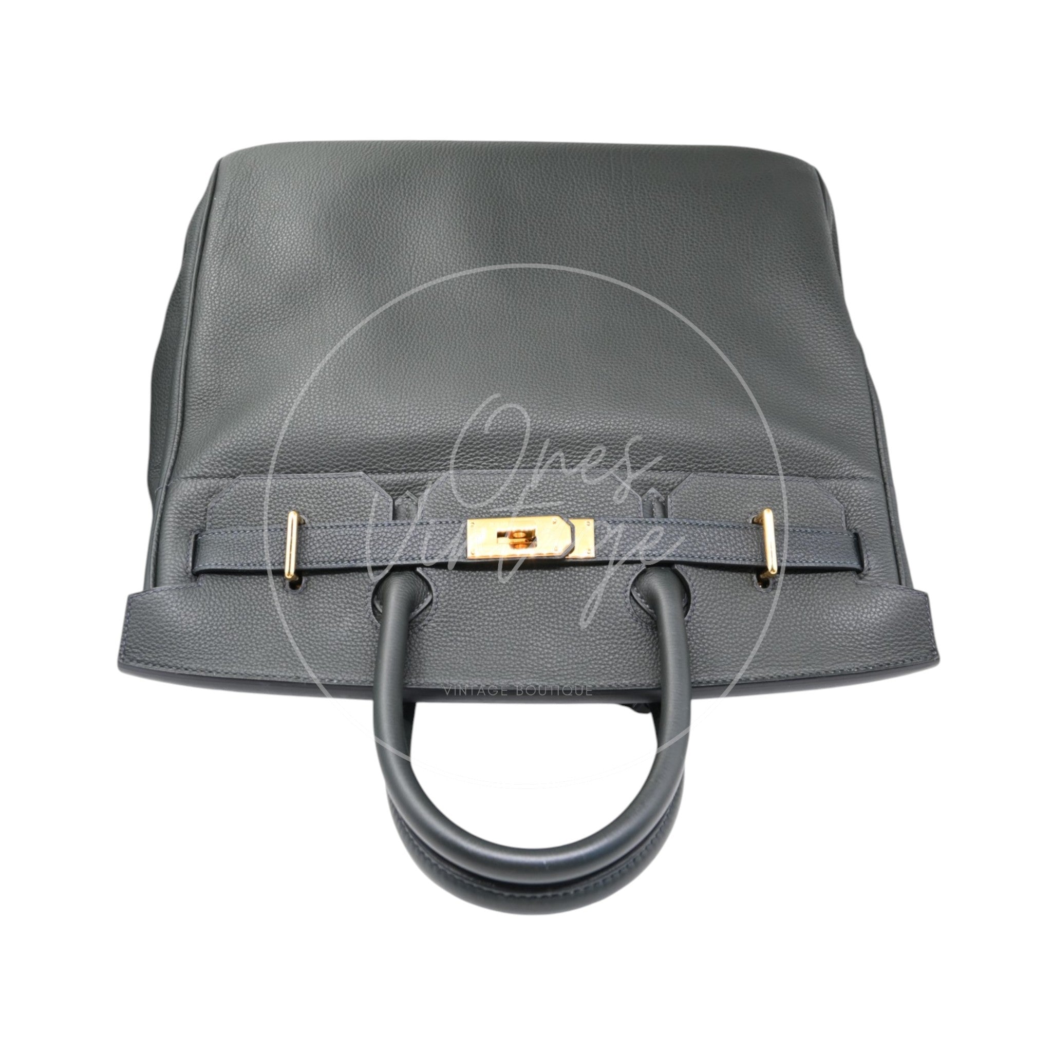 Hermes HAC40 GHW Dark Green Stamp X