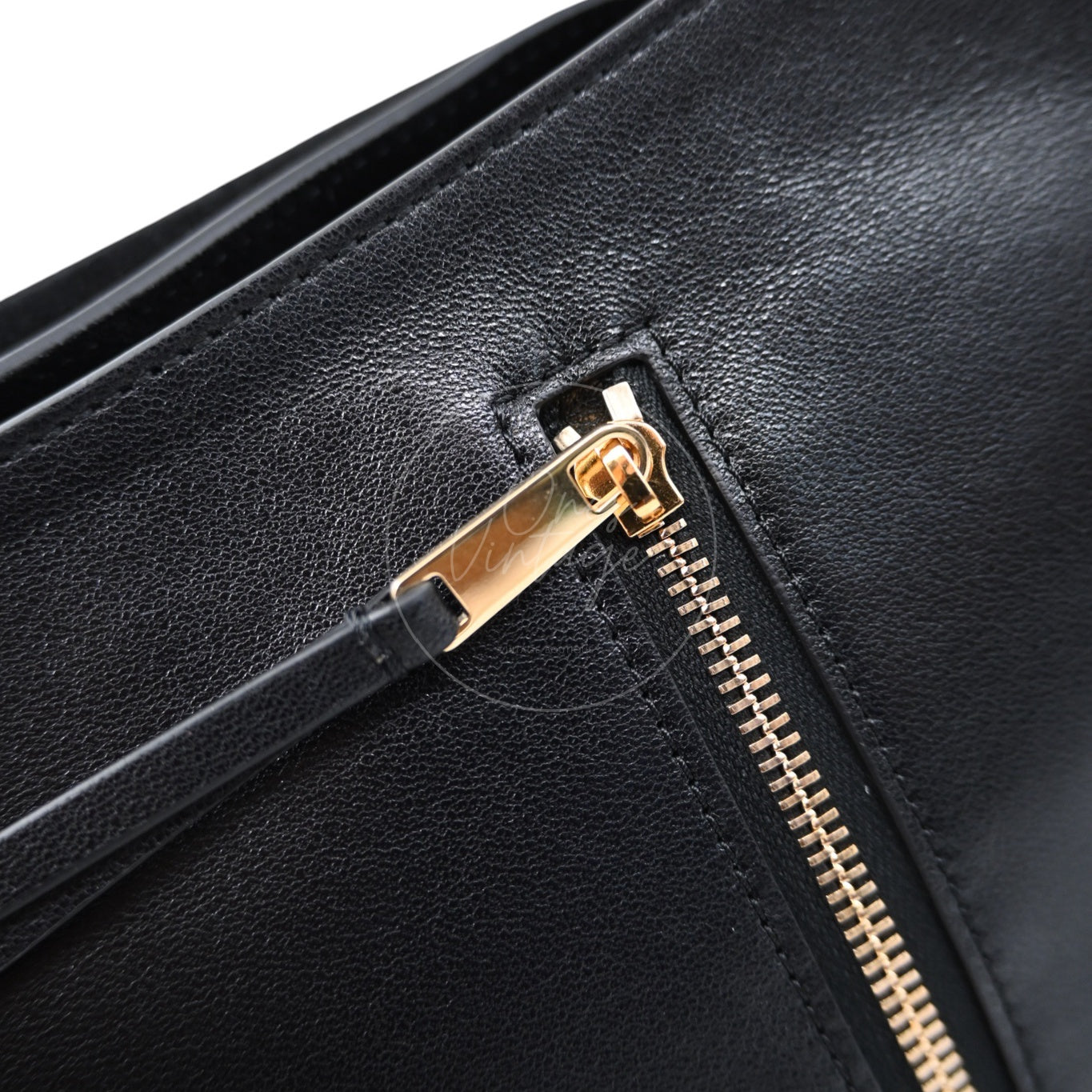 Celine Halfmoon Soft Triomphe Bag In Supple Shiny Lambskin GHW Black SLM4276